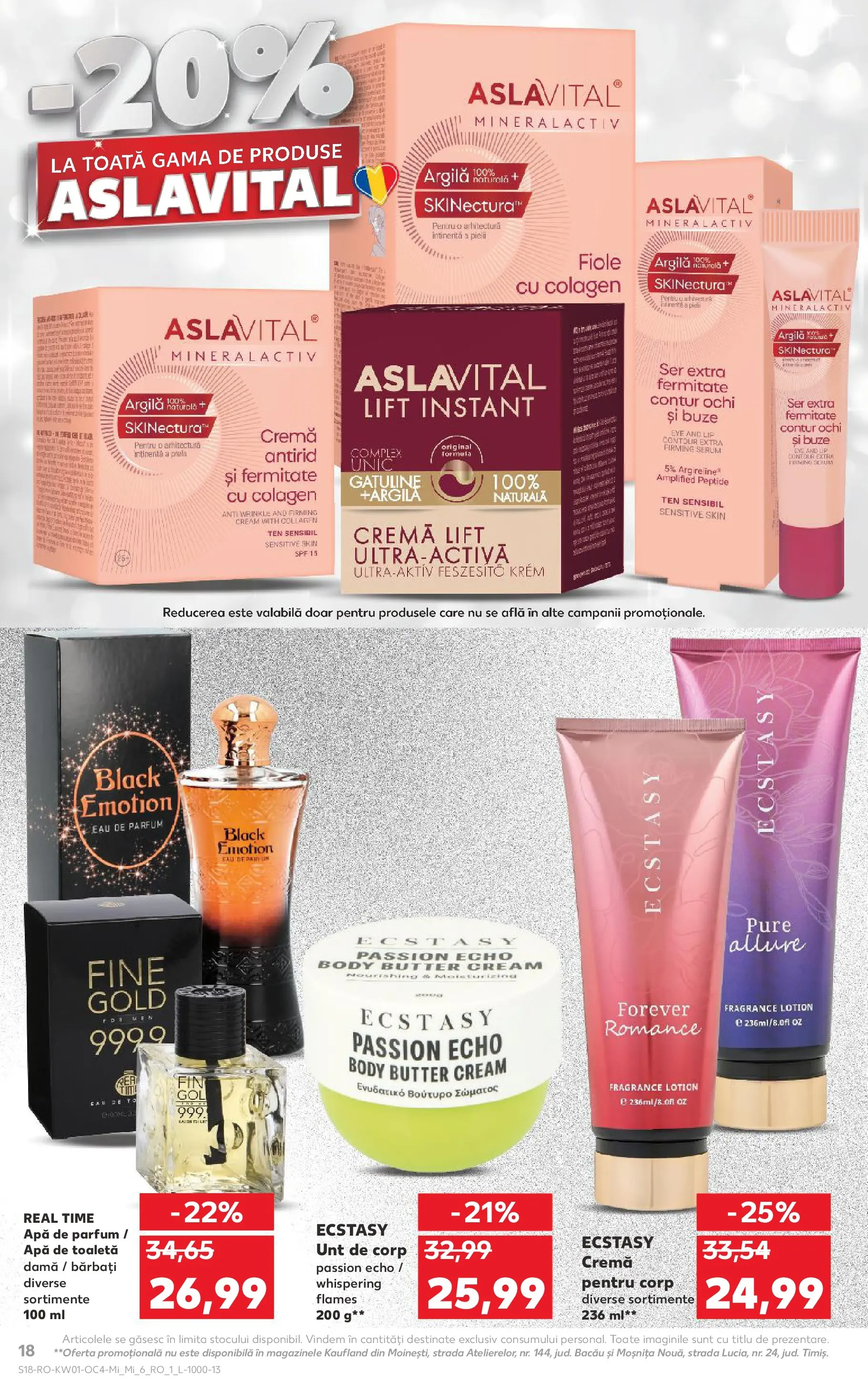 Catalog Kaufland - Viseu de Sus 31.12.2025 - Revista si Oferta | Pagină: 18 | Produse: Toaletă, Parfum, Unt, Apă