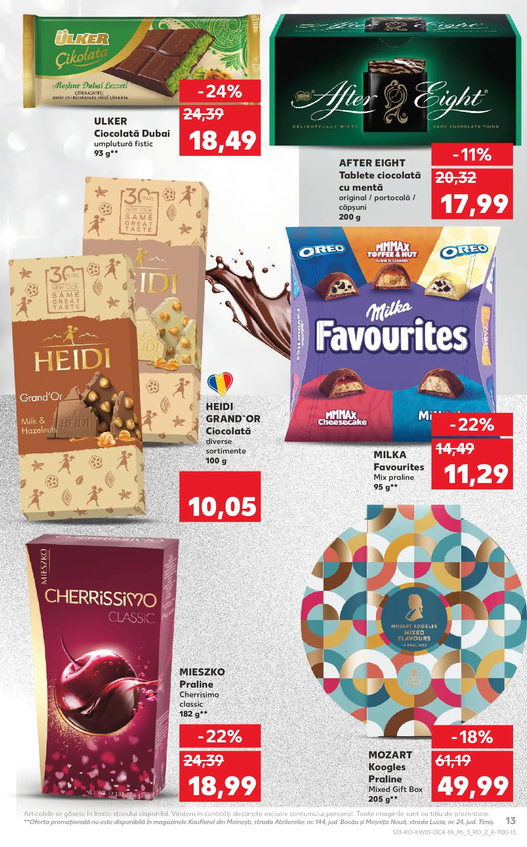 Catalog Kaufland - Ploiești 31.12.2025 - Revista si Oferta | Pagină: 13 | Produse: Alune, Praline, Ciocolată, Fistic