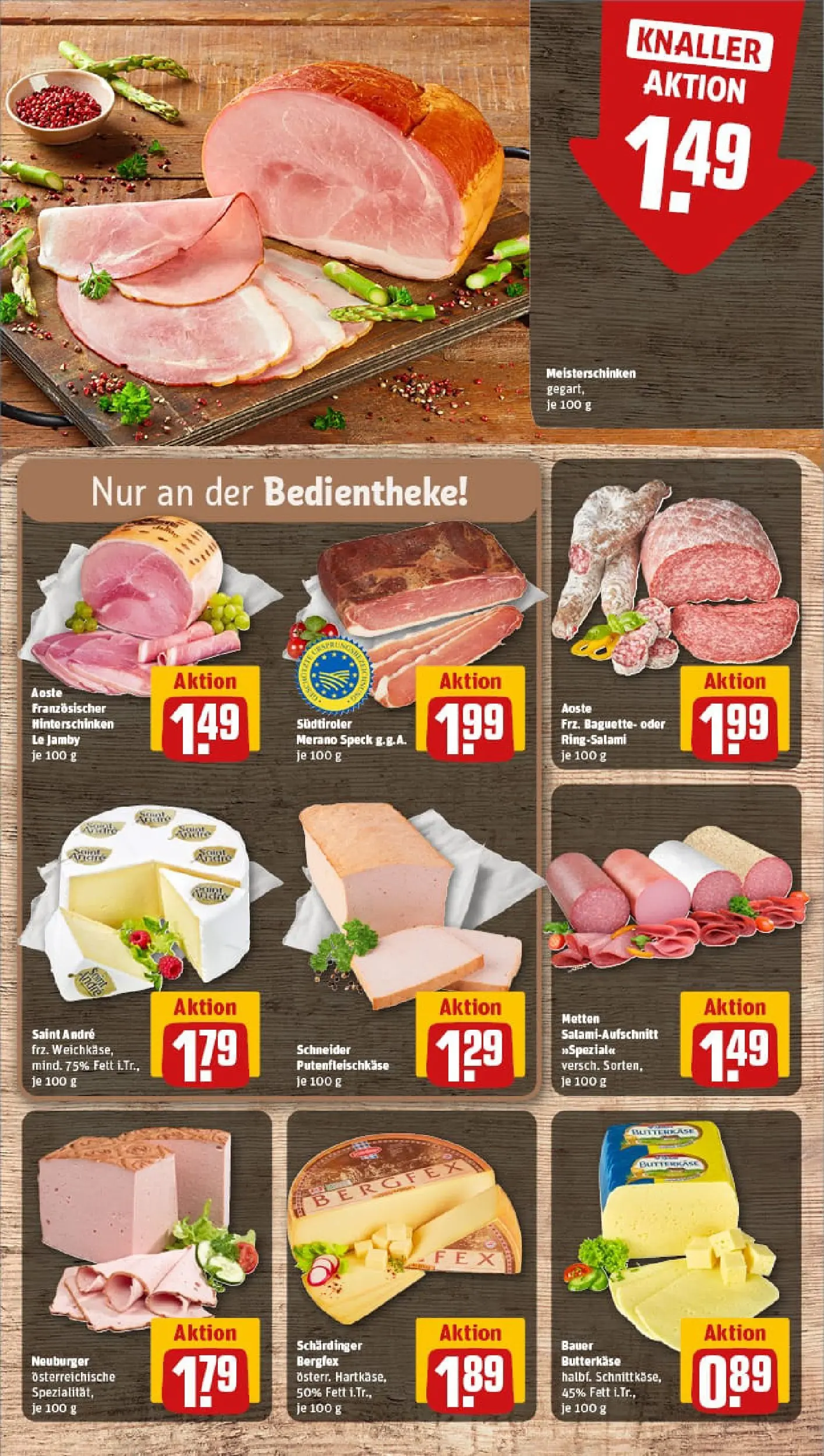 REWE Prospekt ab 05.01.2026 zum Blättern » Angebote | Seite: 9 | Produkte: Baguette, Salami