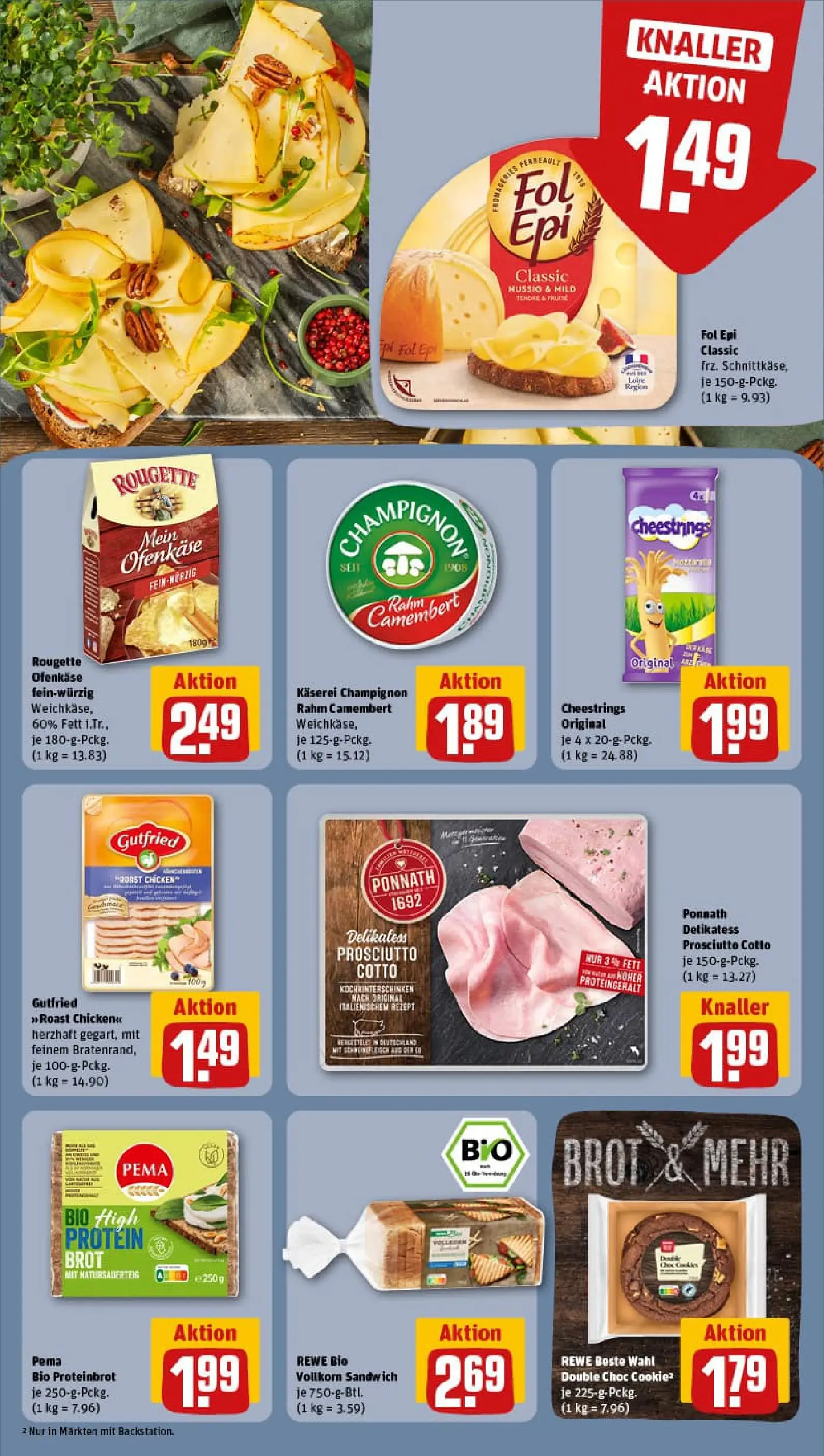 REWE Prospekt ab 05.01.2026 zum Blättern » Angebote | Seite: 12 | Produkte: Rougette ofenkase, Brot