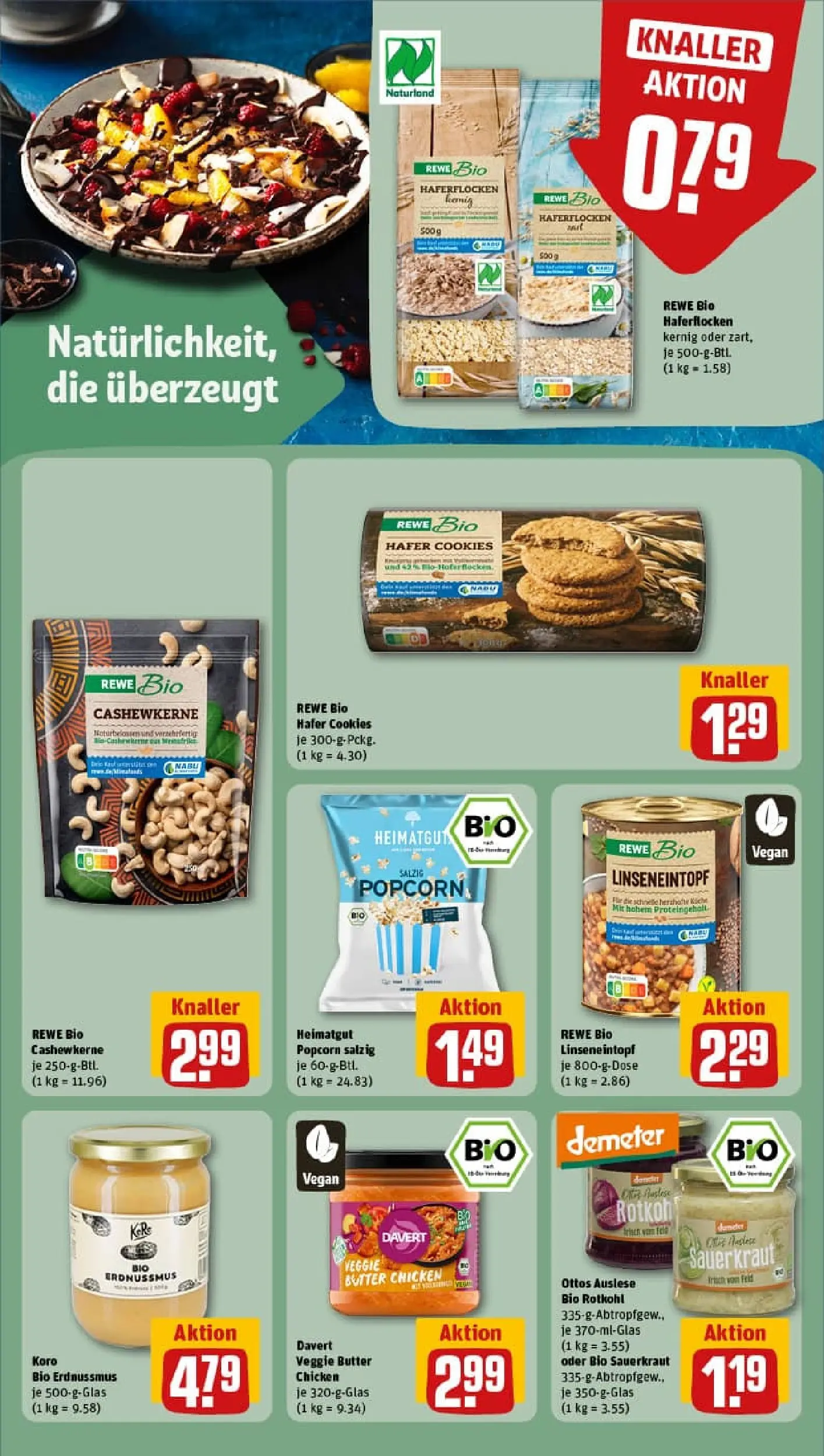 REWE Prospekt ab 04.01.2026 zum Blättern » Angebote | Seite: 19 | Produkte: Butter, Rotkohl