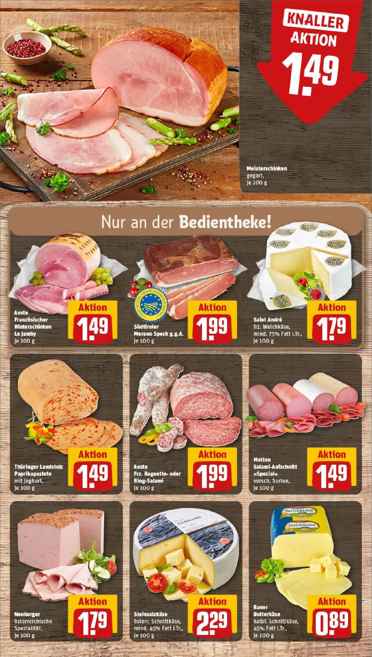 REWE Prospekt ab 05.01.2026 zum Blättern » Angebote | Seite: 9 | Produkte: Baguette, Salami