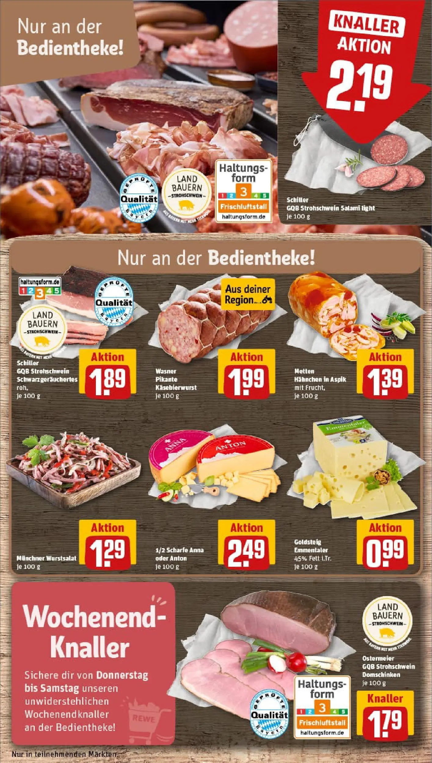 REWE Prospekt ab 04.01.2026 zum Blättern » Angebote | Seite: 11 | Produkte: Hahnchen, Salami