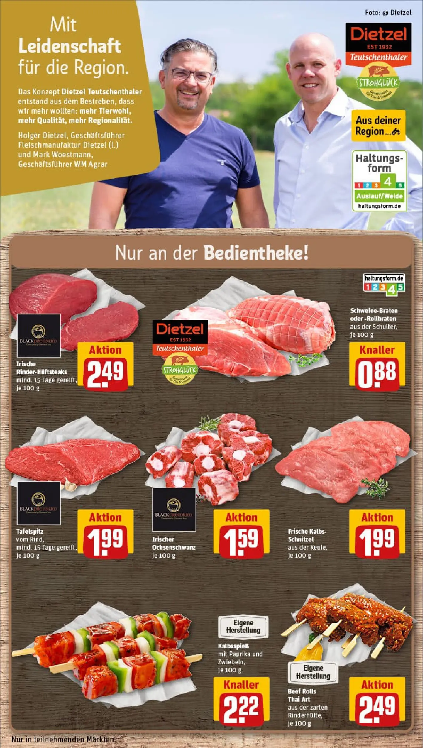 REWE Prospekt ab 04.01.2026 zum Blättern » Angebote | Seite: 10 | Produkte: Tafelspitz, Schnitzel, Paprika, Steak