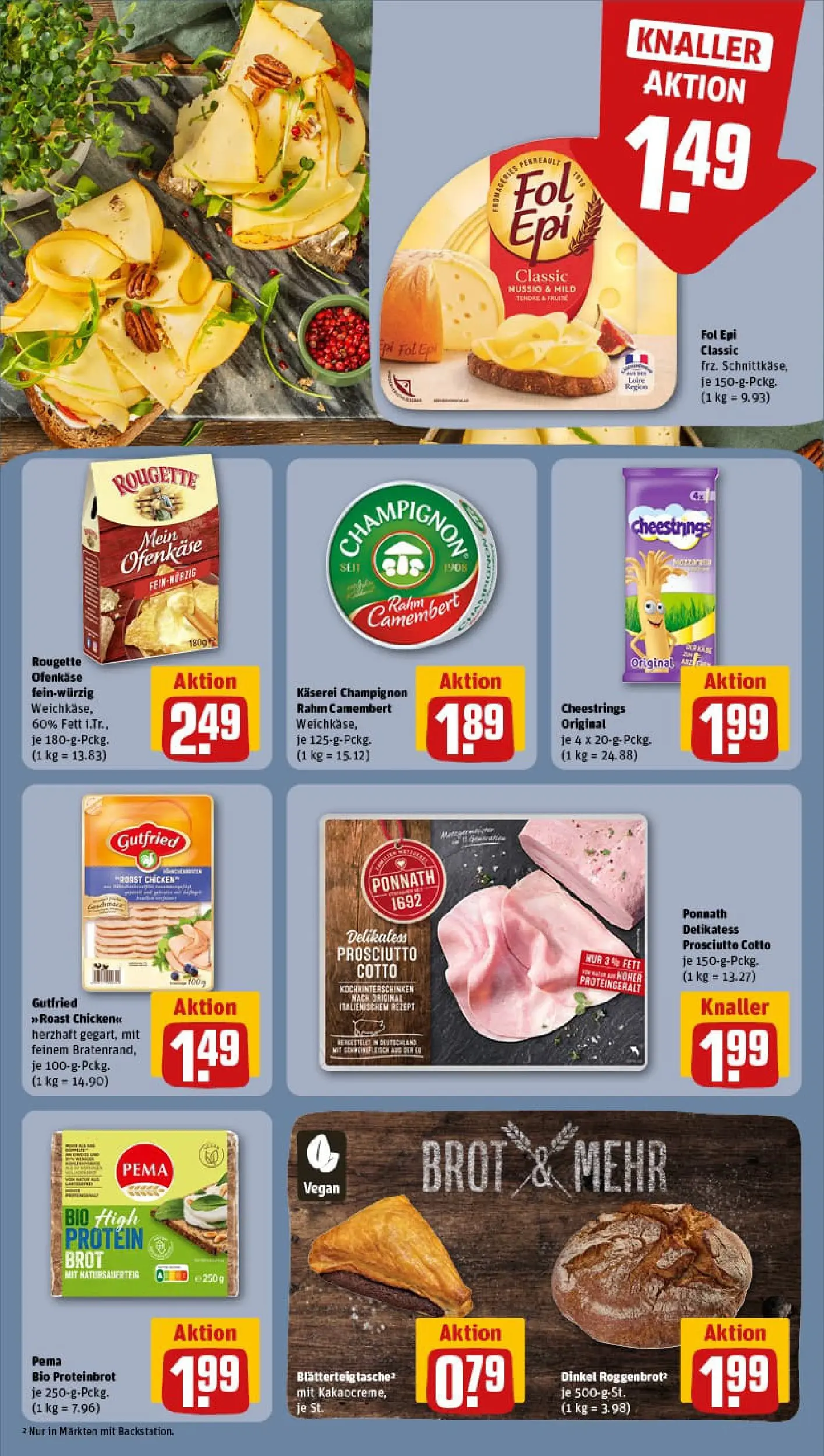 REWE Prospekt ab 05.01.2026 zum Blättern » Angebote | Seite: 12 | Produkte: Rougette ofenkase, Brot