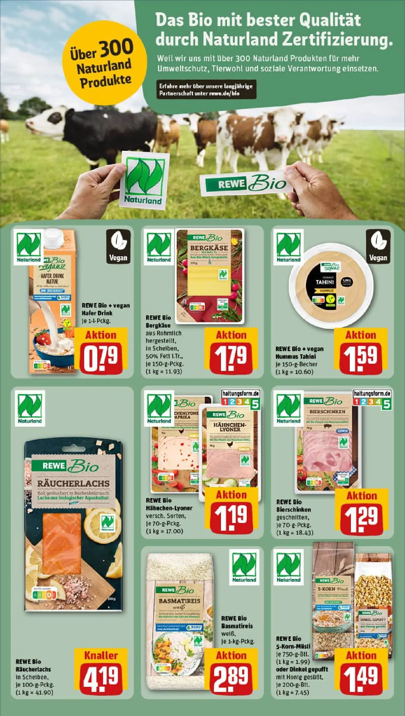 REWE Prospekt ab 05.01.2026 zum Blättern » Angebote | Seite: 18 | Produkte: Basmatireis, Lachs, Räucherlachs, Kiwi