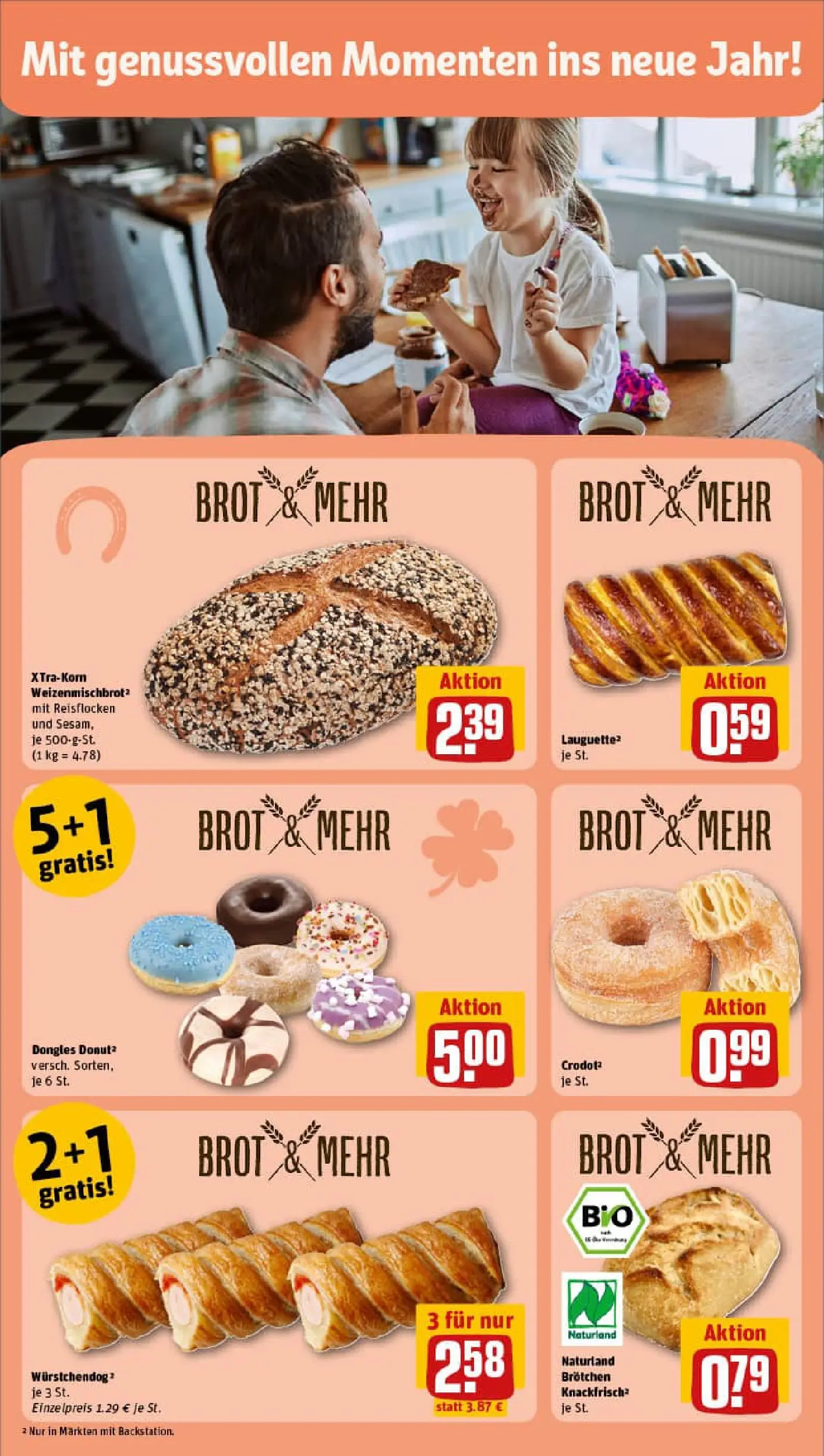 REWE Prospekt ab 05.01.2026 zum Blättern » Angebote | Seite: 10 | Produkte: Brot