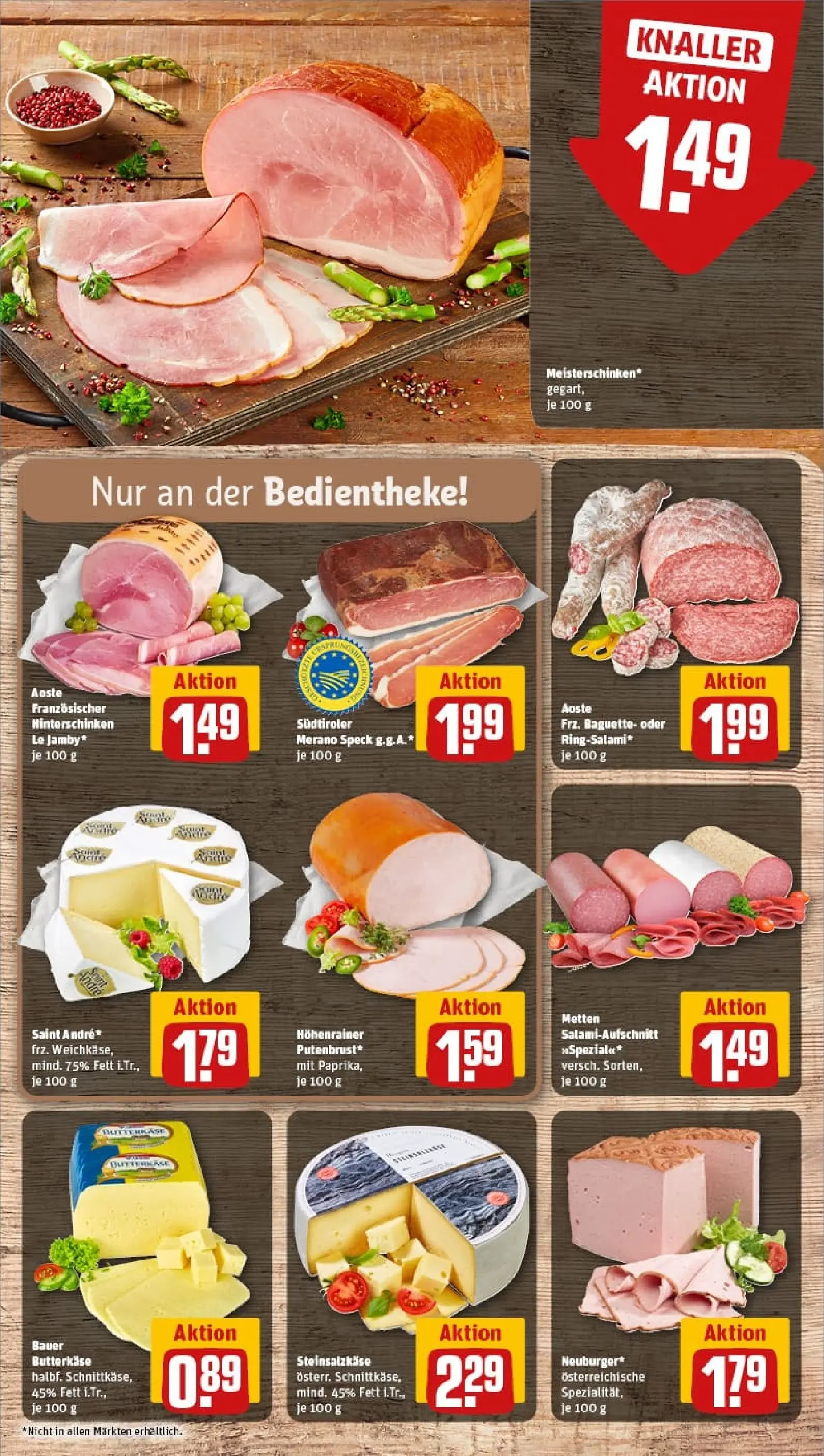 REWE Prospekt ab 04.01.2026 zum Blättern » Angebote | Seite: 9 | Produkte: Baguette, Salami