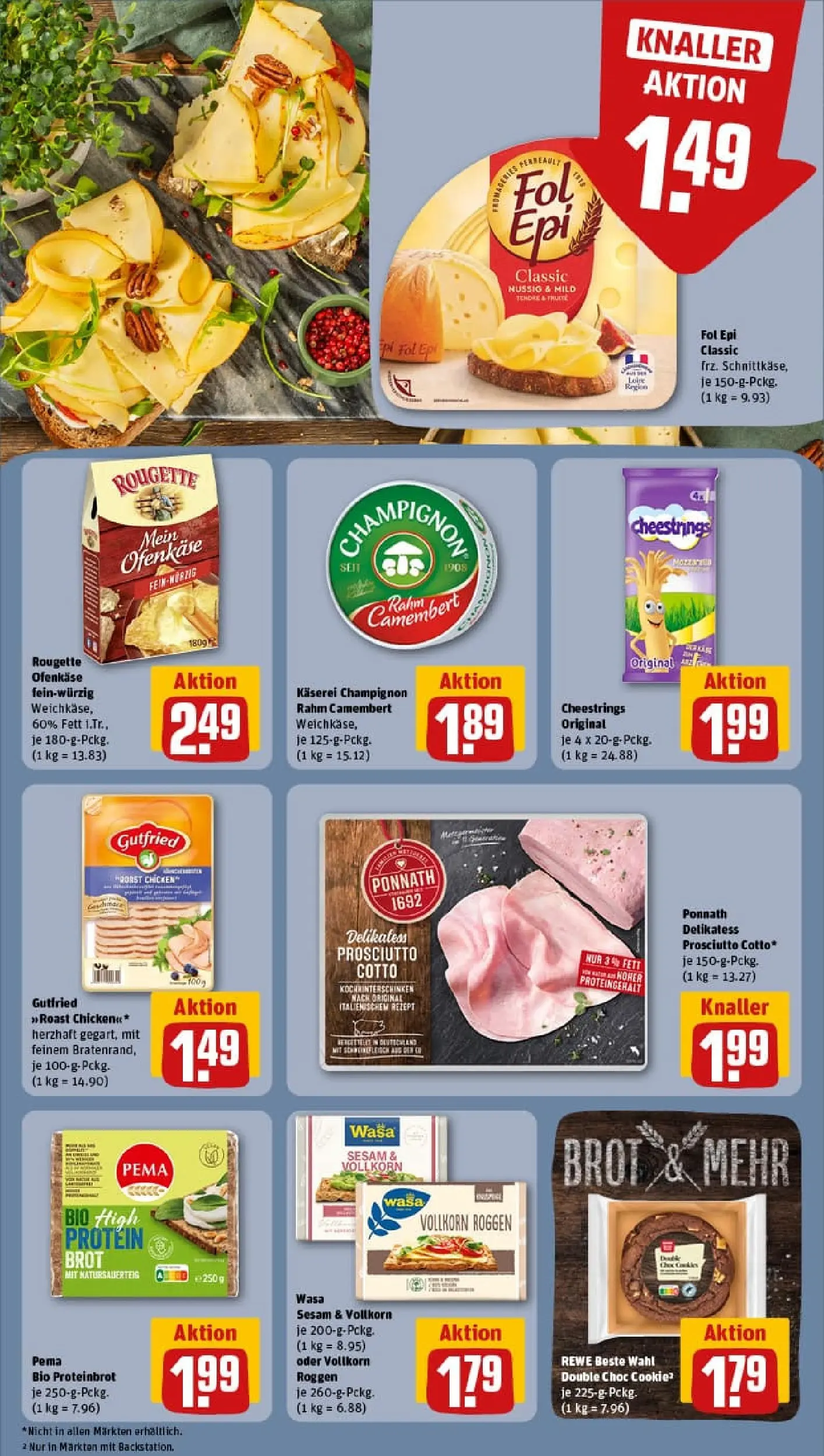REWE Prospekt ab 04.01.2026 zum Blättern » Angebote | Seite: 12 | Produkte: Rougette ofenkase, Brot