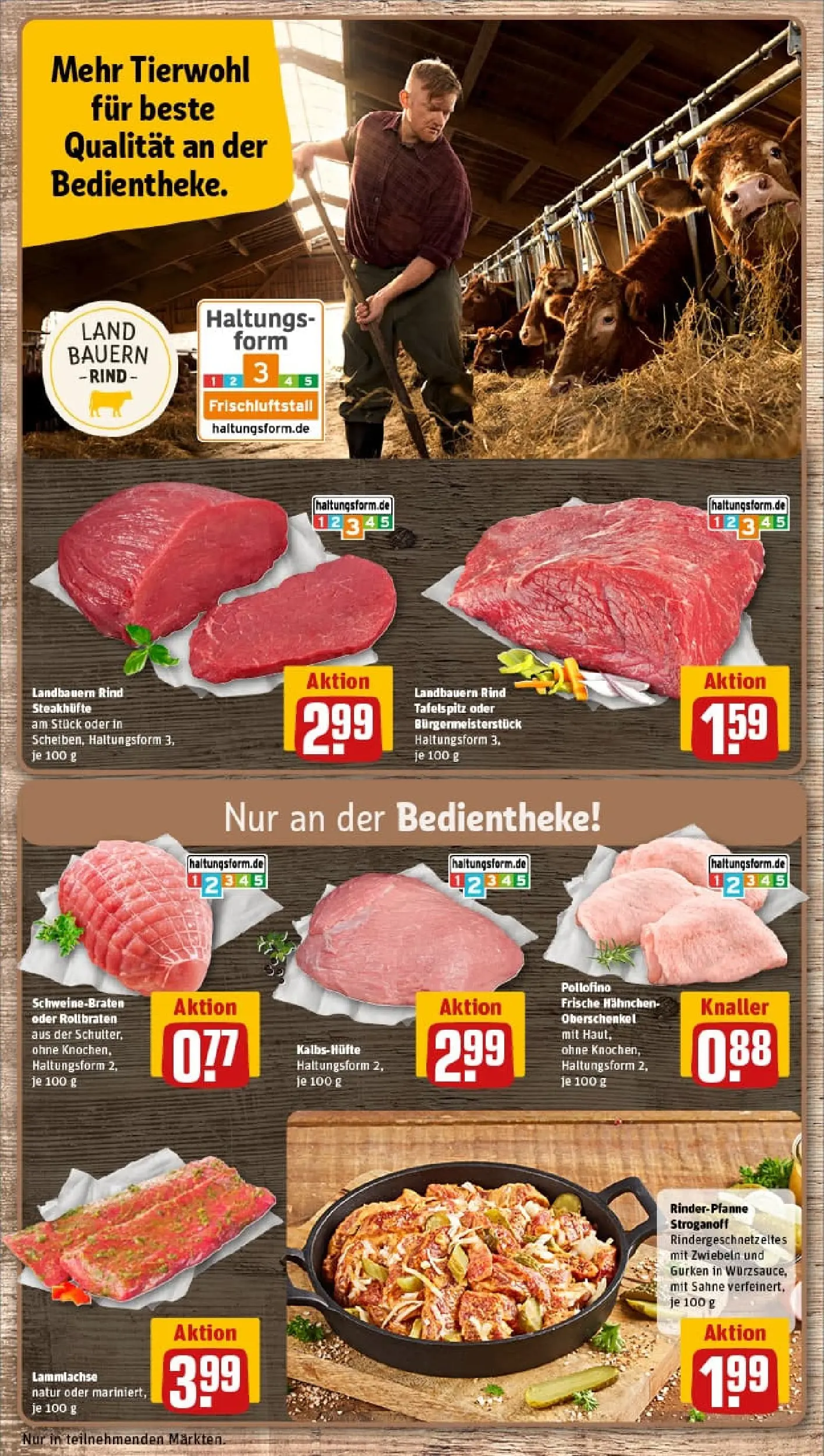 REWE Prospekt ab 04.01.2026 zum Blättern » Angebote | Seite: 10 | Produkte: Tafelspitz, Hahnchen, Zwiebeln, Gurken