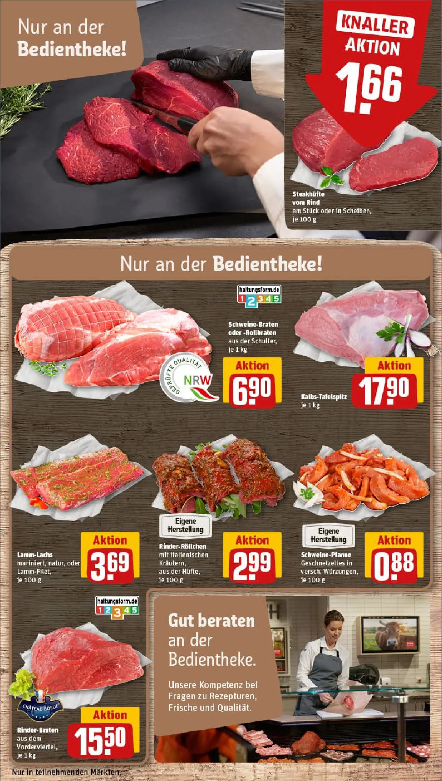 REWE Prospekt ab 04.01.2026 zum Blättern » Angebote | Seite: 10 | Produkte: Rinderbraten