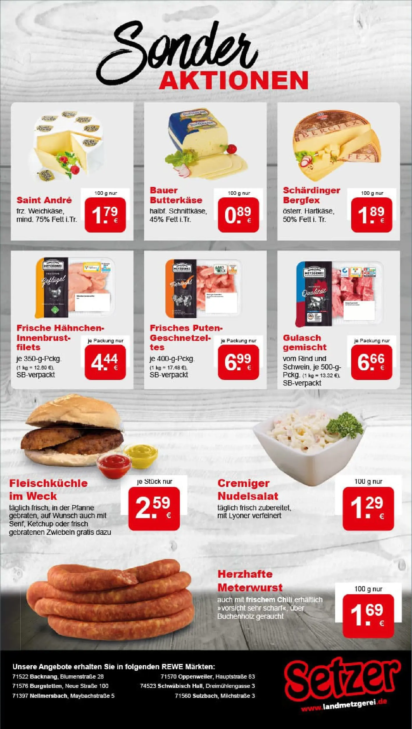 REWE Prospekt ab 04.01.2026 zum Blättern » Angebote | Seite: 9 | Produkte: Hahnchen, Zwiebeln, Gulasch, Pasta