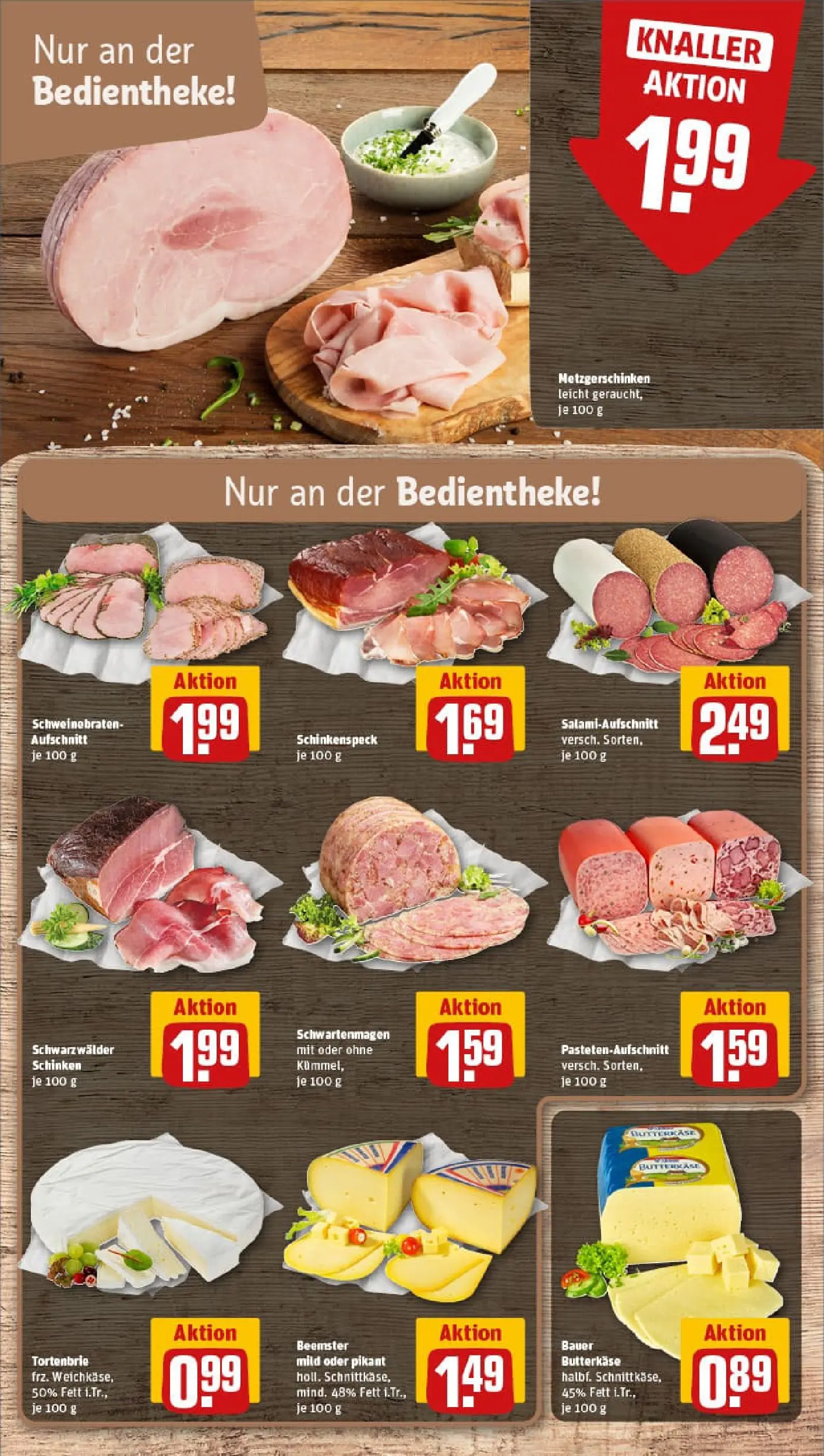 REWE Prospekt ab 04.01.2026 zum Blättern » Angebote | Seite: 9 | Produkte: Schinken