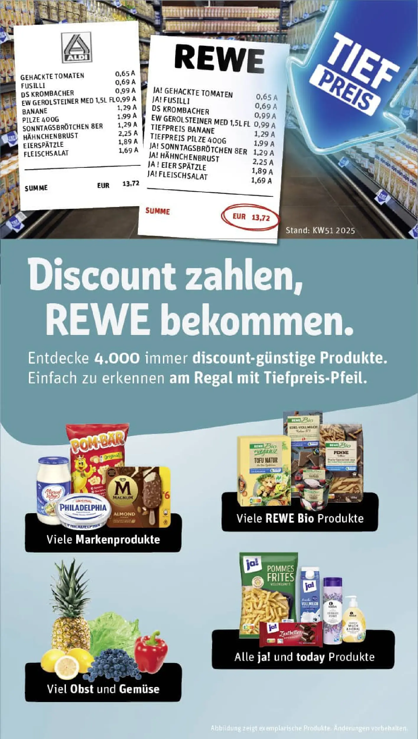 REWE Prospekt ab 04.01.2026 zum Blättern » Angebote | Seite: 3 | Produkte: Dressing, Tomaten, Pommes frites, Gemüse