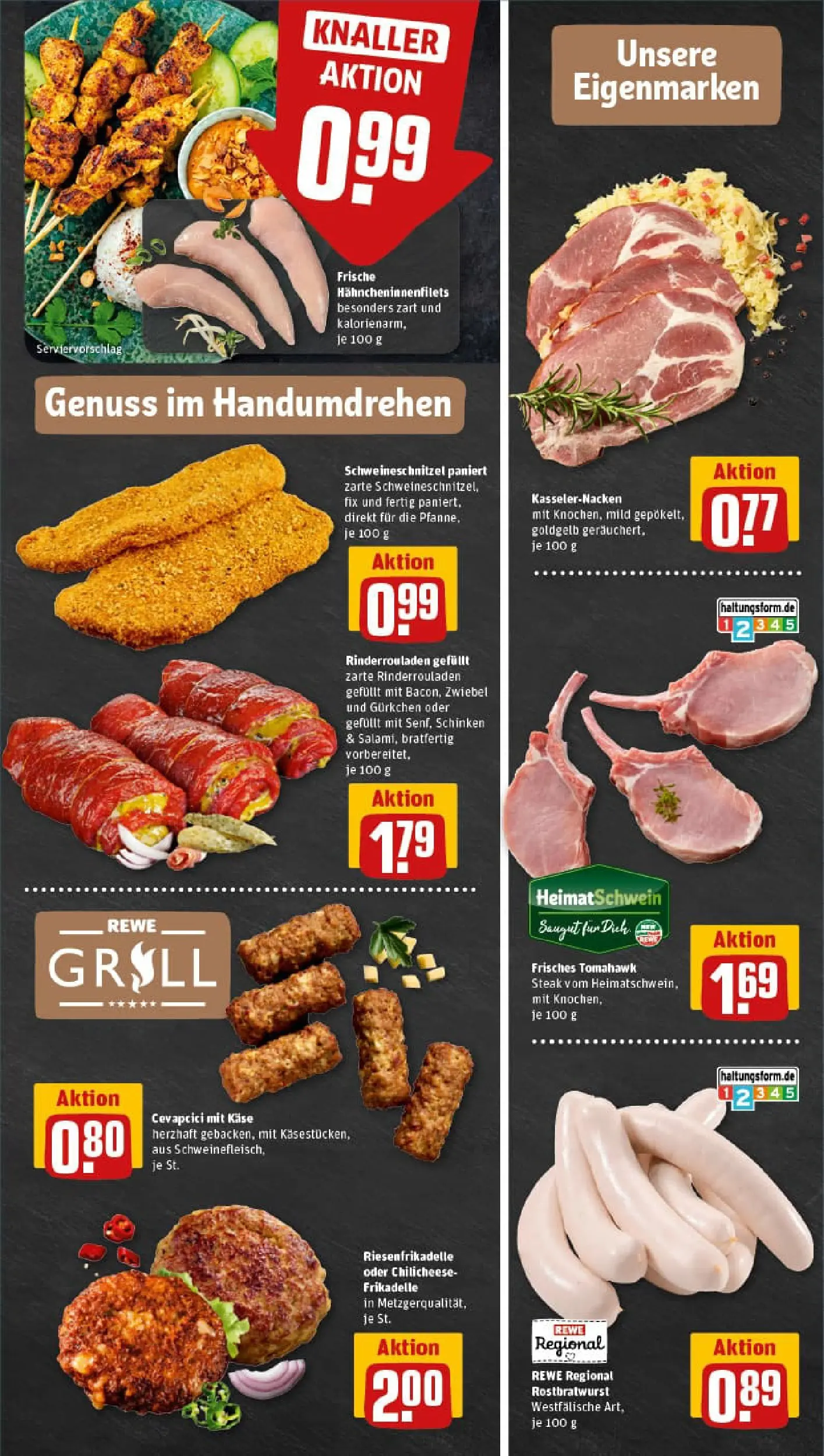 REWE Prospekt ab 04.01.2026 zum Blättern » Angebote | Seite: 11 | Produkte: Grill, Käse, Schnitzel, Schinken