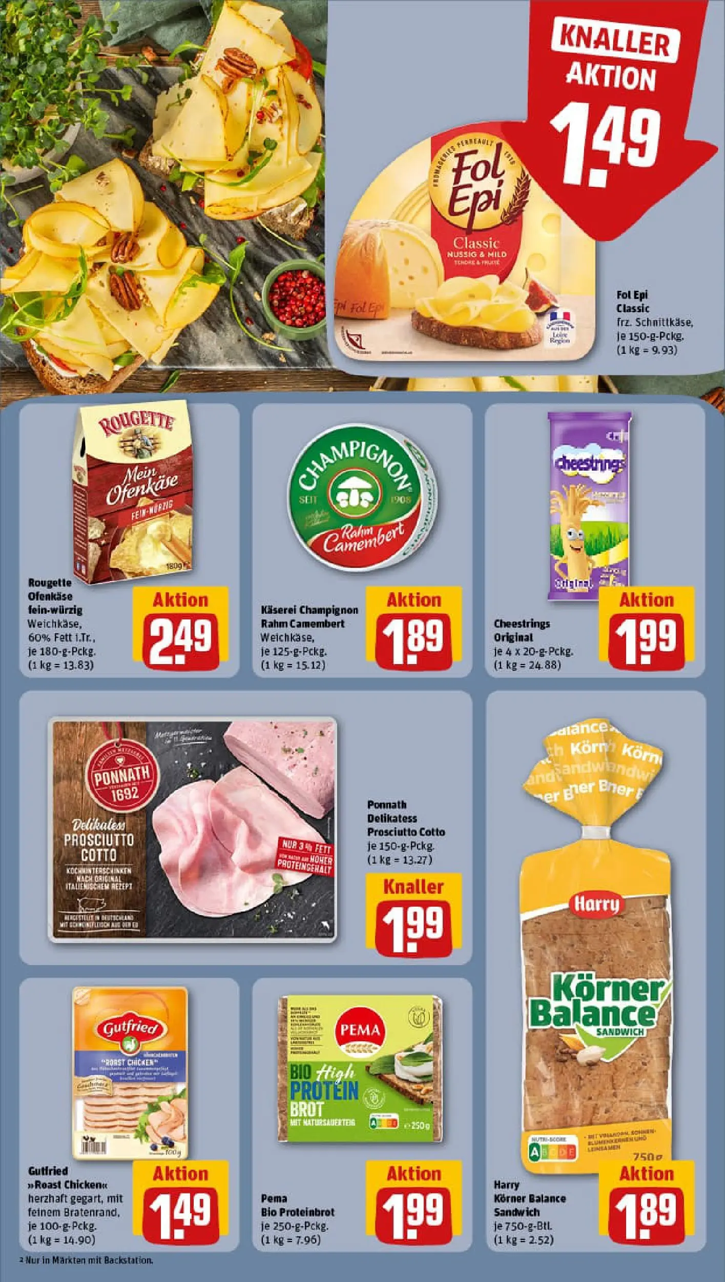 REWE Prospekt ab 04.01.2026 zum Blättern » Angebote | Seite: 14 | Produkte: Rougette ofenkase, Brot
