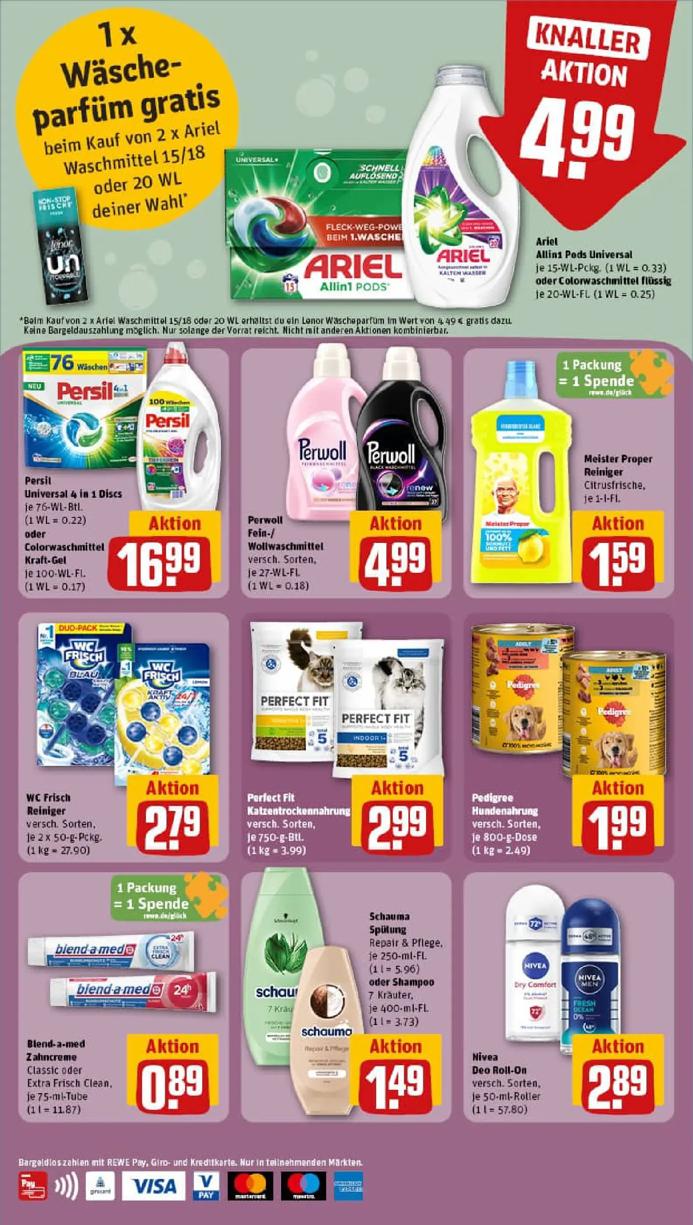 REWE Prospekt ab 04.01.2026 zum Blättern » Angebote | Seite: 26 | Produkte: Lenor, Shampoo, Waschmittel, Persil