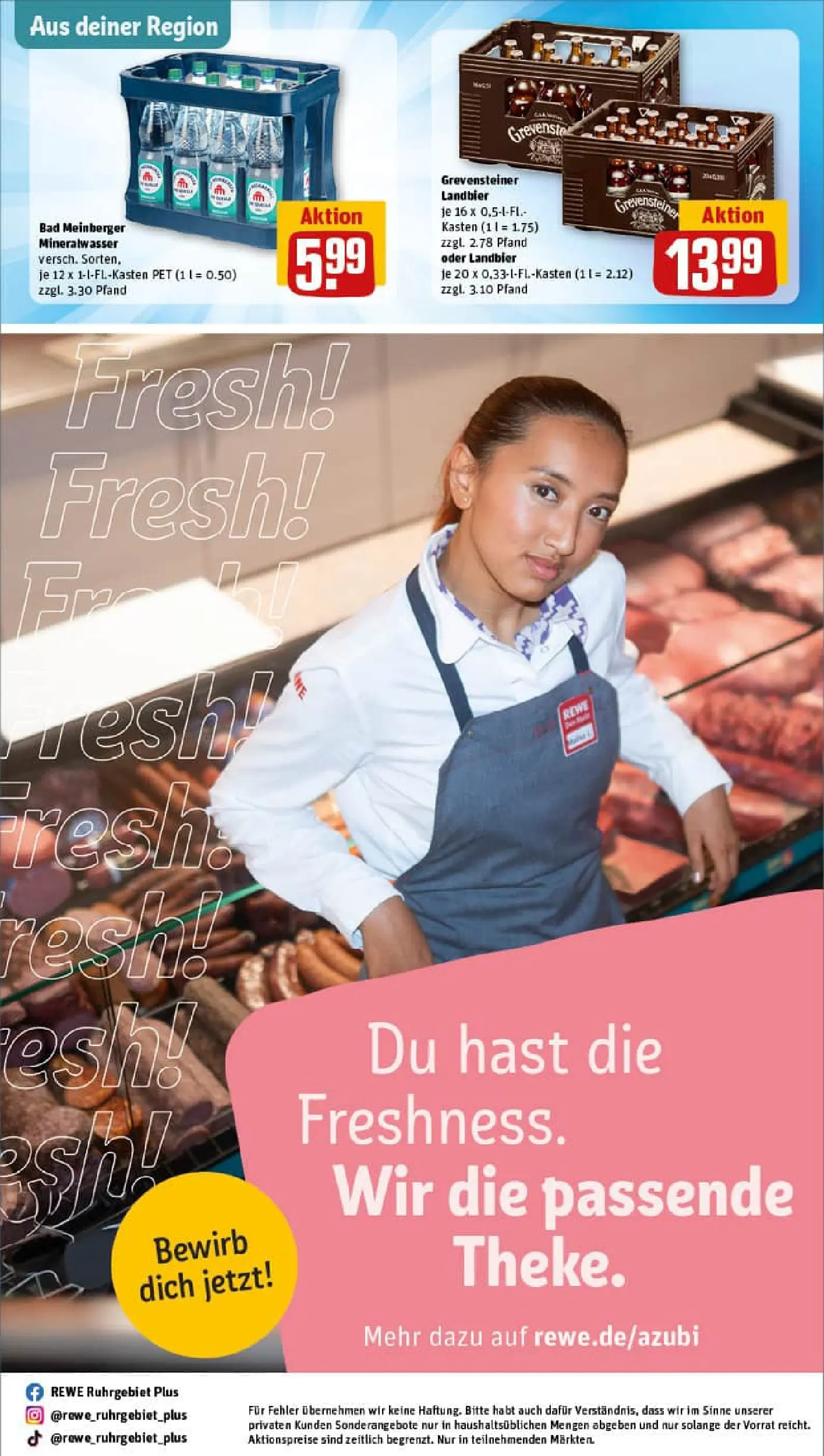 REWE Prospekt ab 04.01.2026 zum Blättern » Angebote | Seite: 30 | Produkte: Bad, Mineralwasser