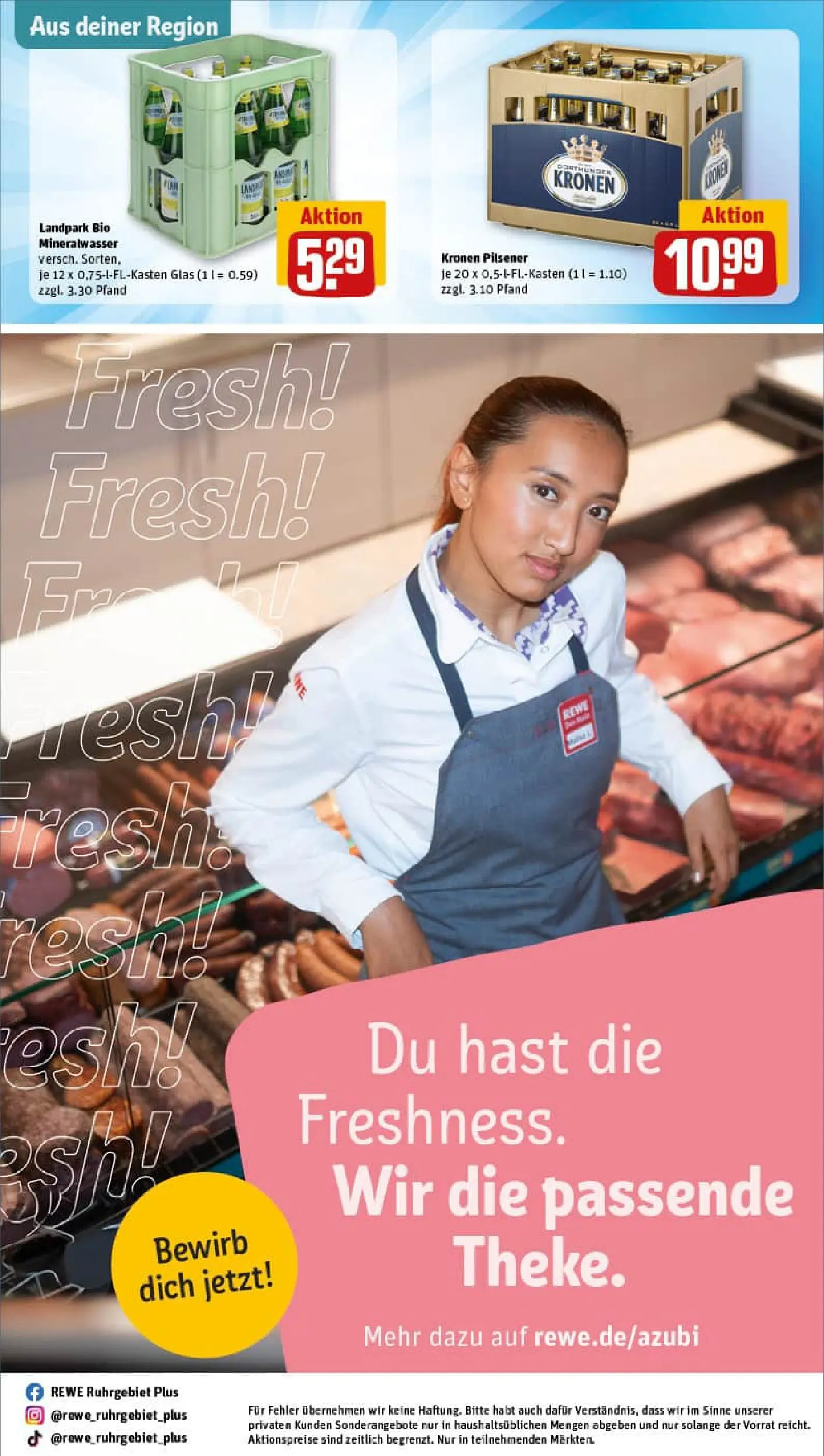 REWE Prospekt ab 04.01.2026 zum Blättern » Angebote | Seite: 29 | Produkte: Mineralwasser