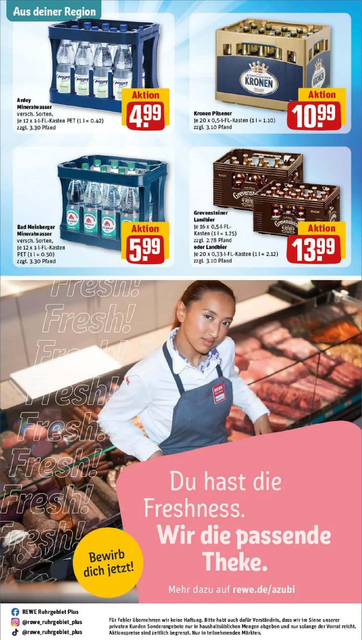 REWE Prospekt ab 04.01.2026 zum Blättern » Angebote | Seite: 30 | Produkte: Bad, Mineralwasser