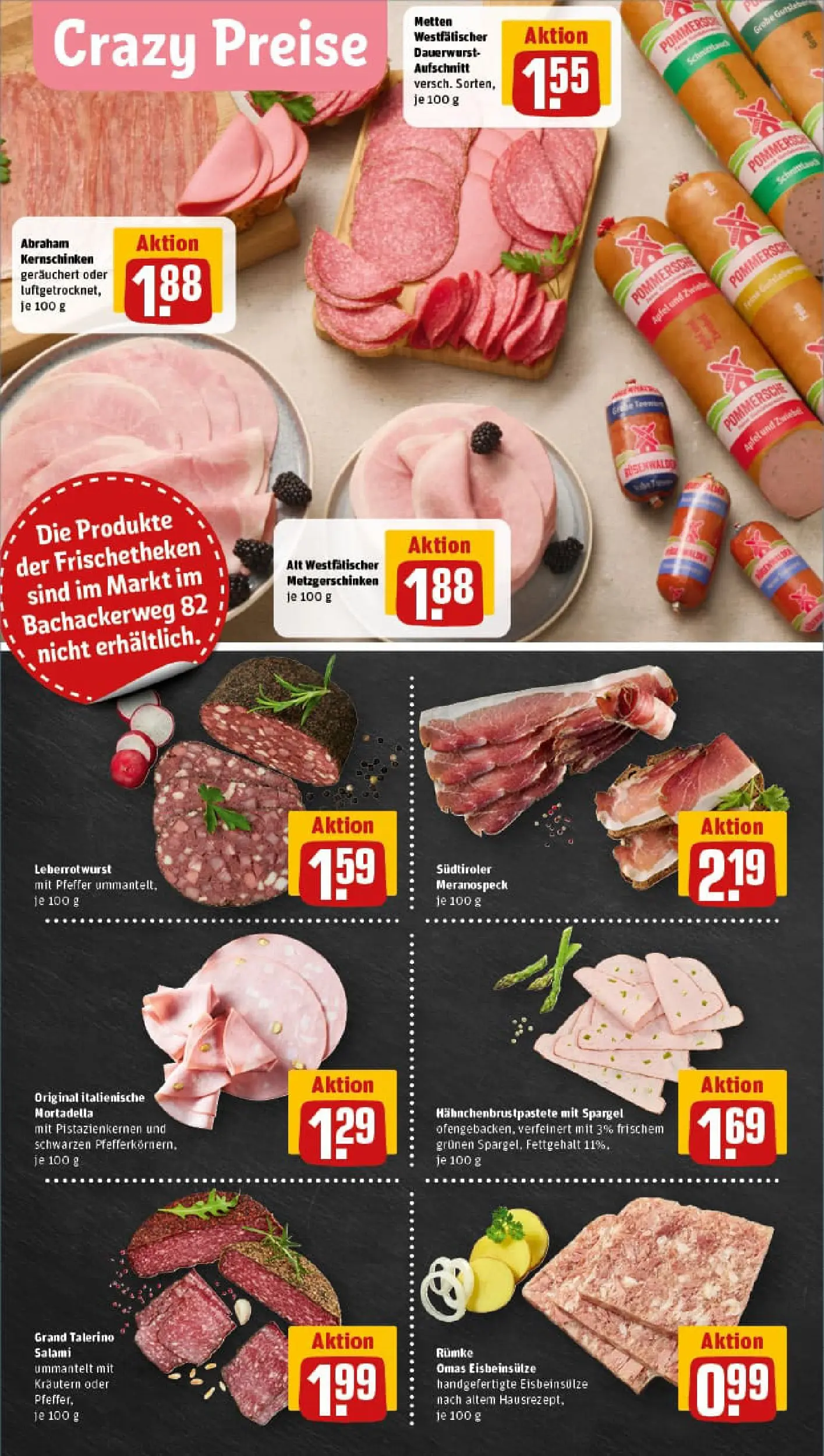 REWE Prospekt ab 04.01.2026 zum Blättern » Angebote | Seite: 12 | Produkte: Äpfel, Spargel, Pfeffer, Salami
