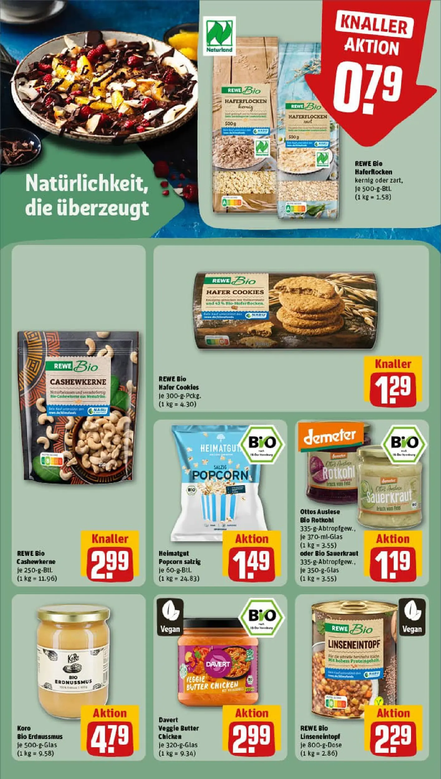 REWE Prospekt ab 04.01.2026 zum Blättern » Angebote | Seite: 15 | Produkte: Butter, Rotkohl