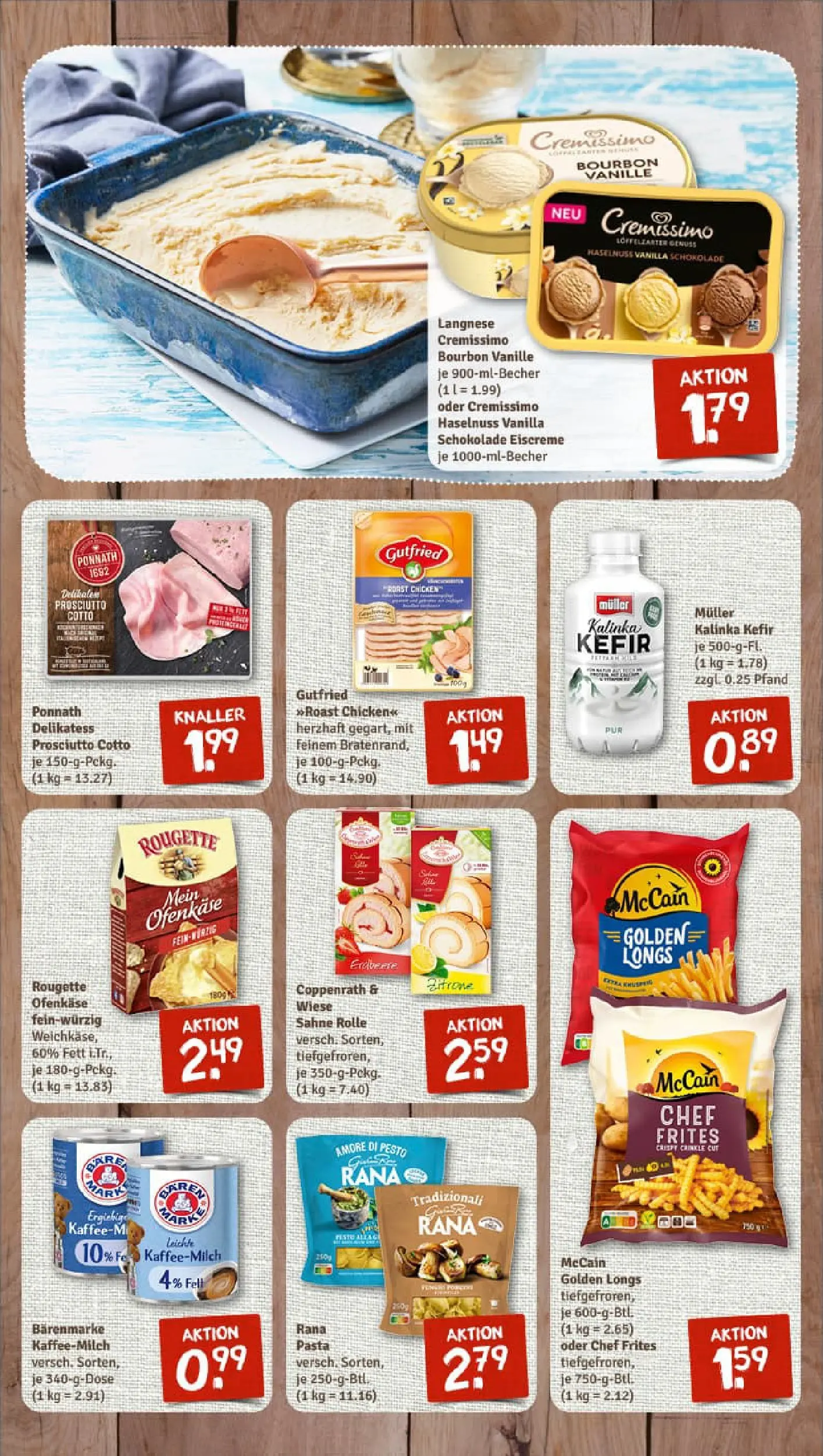 REWE Prospekt ab 04.01.2026 zum Blättern » Angebote | Seite: 7 | Produkte: Langnese, Eiscreme, Zitrone, Bourbon