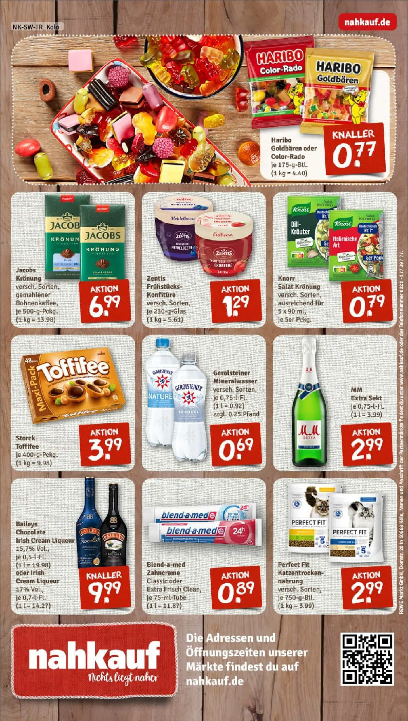 REWE Prospekt ab 04.01.2026 zum Blättern » Angebote | Seite: 8 | Produkte: Haribo, Dressing, Knorr, Salat