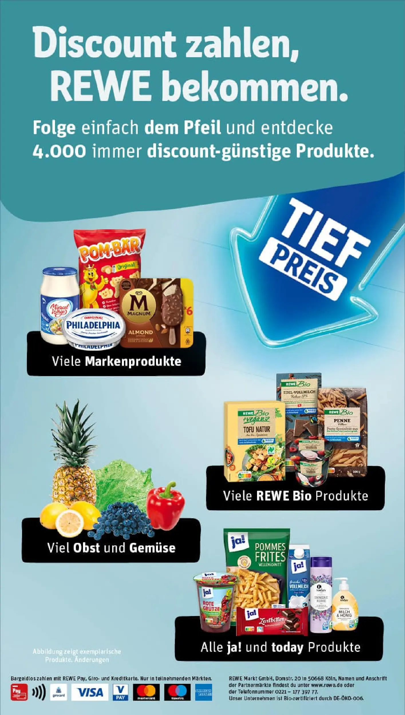 REWE Prospekt ab 04.01.2026 zum Blättern » Angebote | Seite: 26 | Produkte: Miracel whip, Gemüse, Obst, Pasta