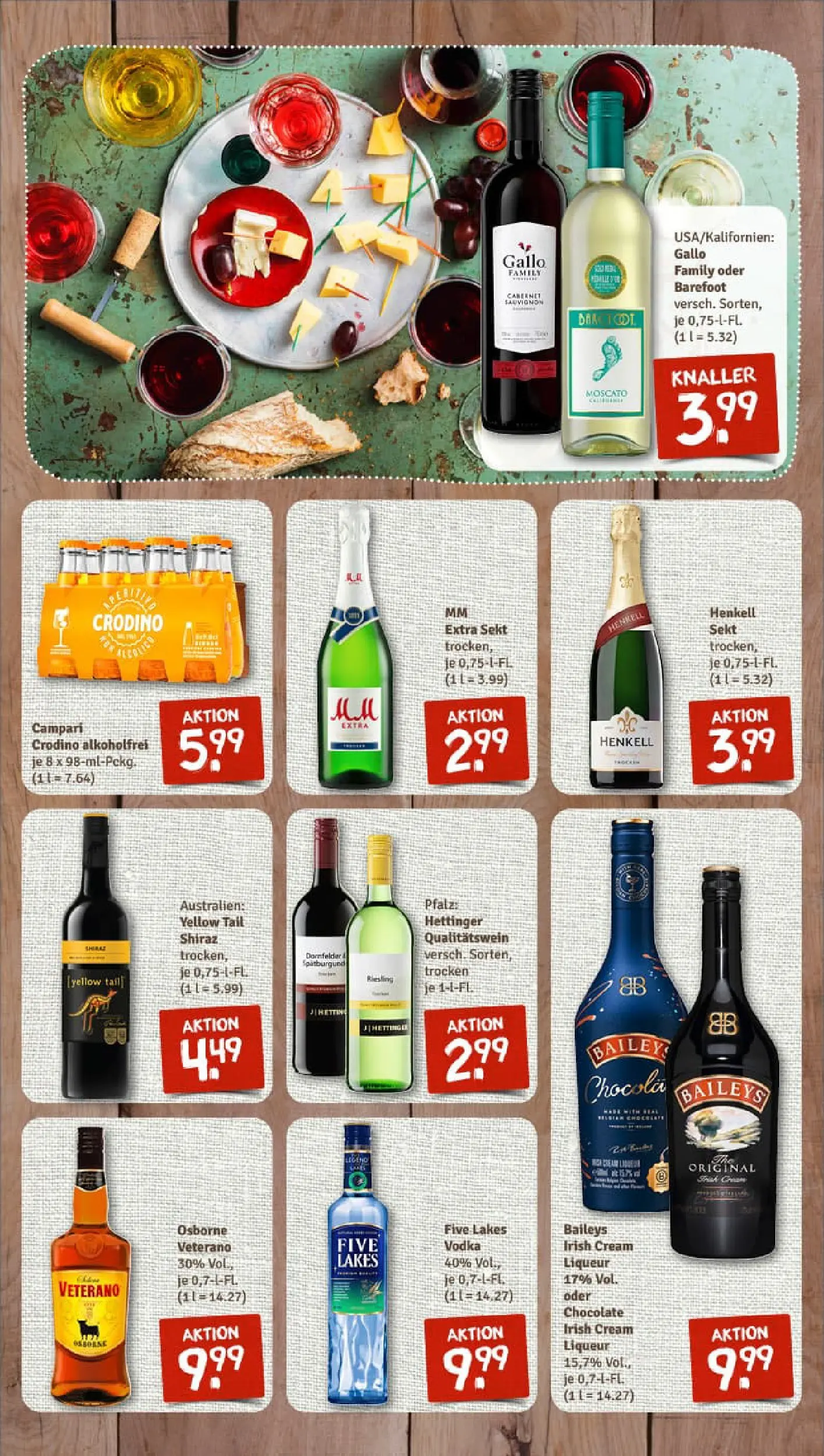 REWE Prospekt ab 04.01.2026 zum Blättern » Angebote | Seite: 10 | Produkte: Osborne, Sekt, Campari, Vodka