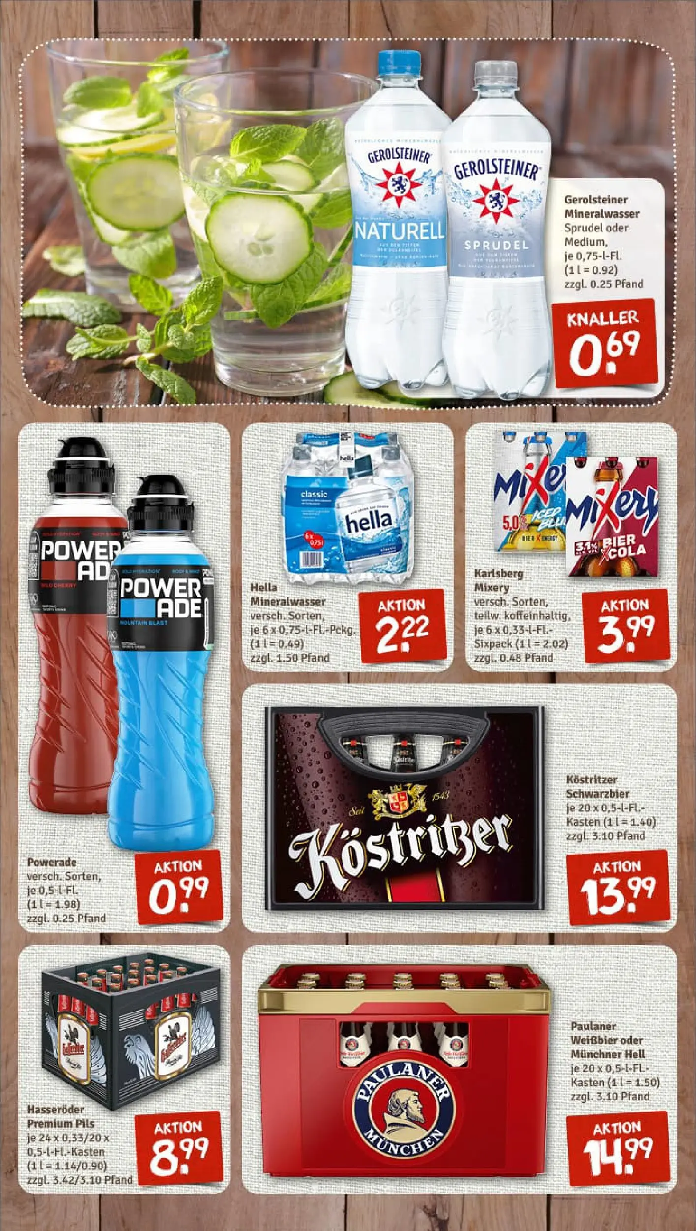 REWE Prospekt ab 04.01.2026 zum Blättern » Angebote | Seite: 11 | Produkte: Mineralwasser, Hella, Powerade, Gerolsteiner