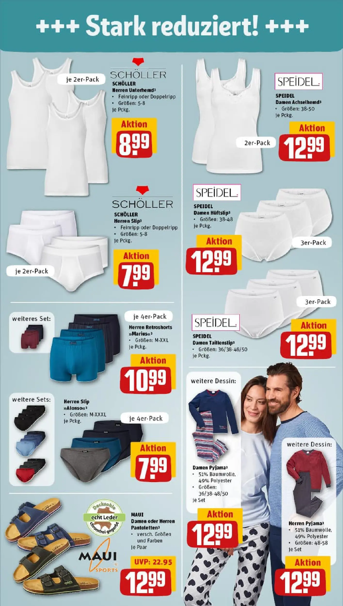 REWE Prospekt ab 04.01.2026 zum Blättern » Angebote | Seite: 36 | Produkte: Top, Unterhemd, Pyjama, Boxer