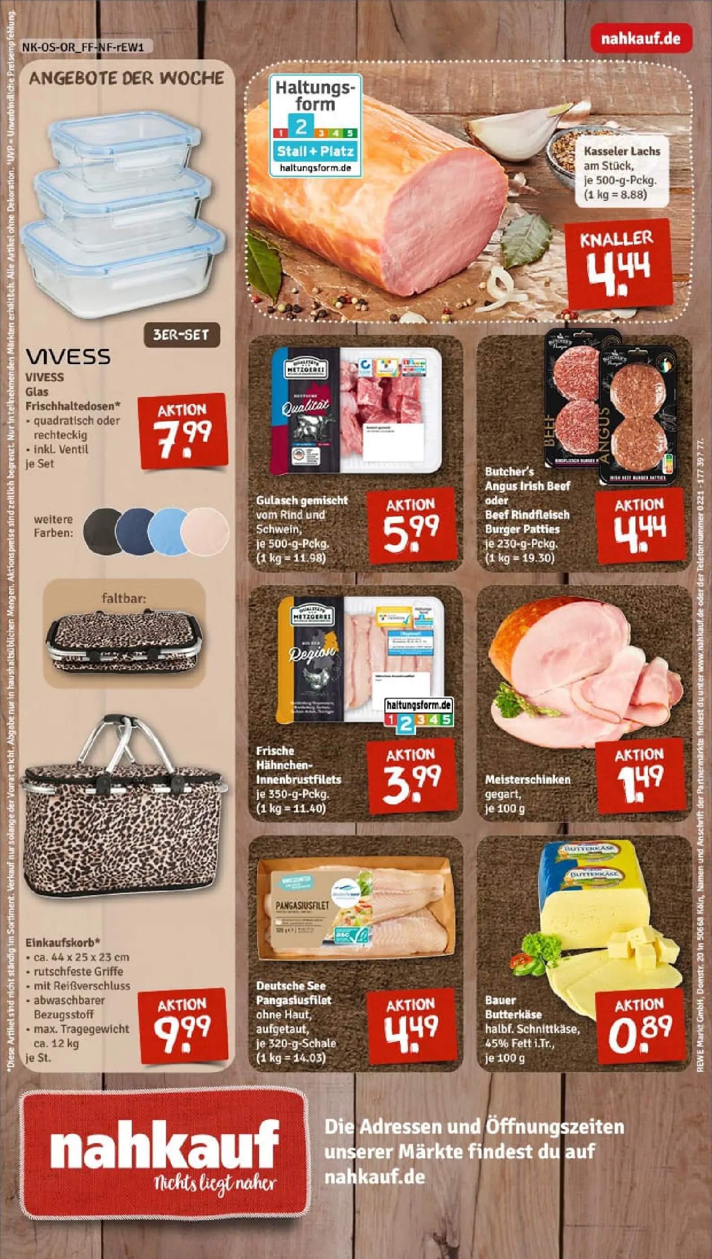 REWE Prospekt ab 04.01.2026 zum Blättern » Angebote | Seite: 16 | Produkte: Hahnchen, Lachs, Gulasch, Rindfleisch