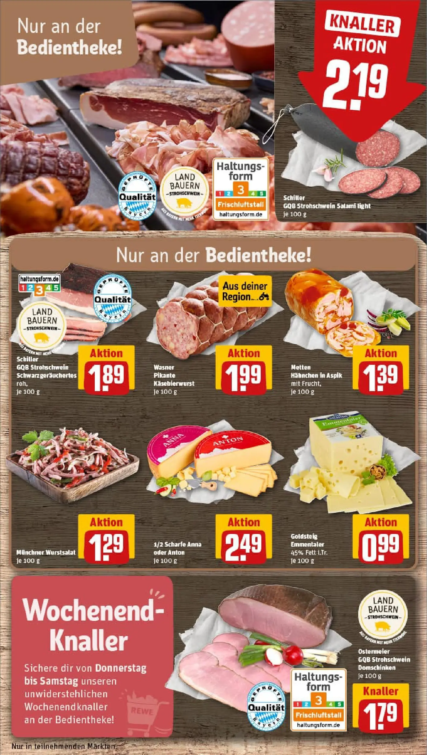 REWE Prospekt ab 04.01.2026 zum Blättern » Angebote | Seite: 11 | Produkte: Hahnchen, Salami