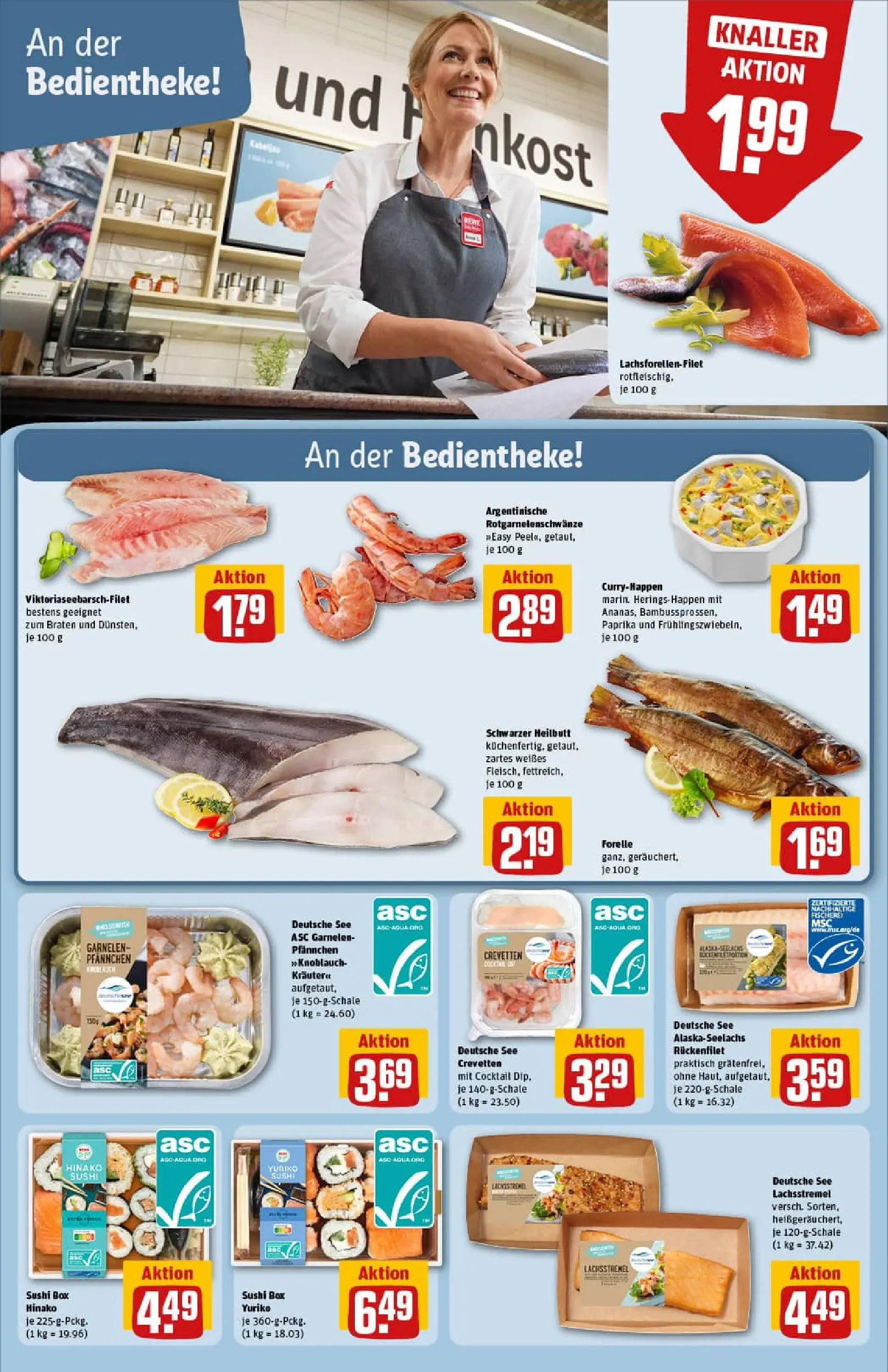 REWE Prospekt ab 04.01.2026 zum Blättern » Angebote | Seite: 16 | Produkte: Box, Garnelen, Paprika