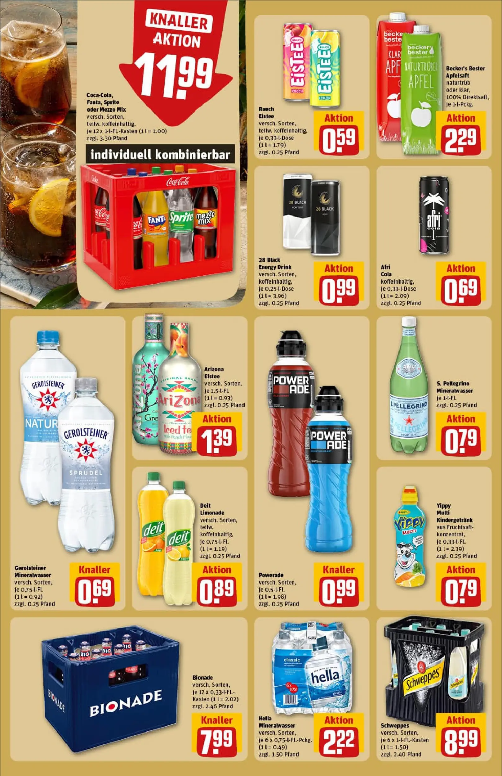 REWE Prospekt ab 04.01.2026 zum Blättern » Angebote | Seite: 20 | Produkte: Coca cola, Fanta, Energy, Mineralwasser
