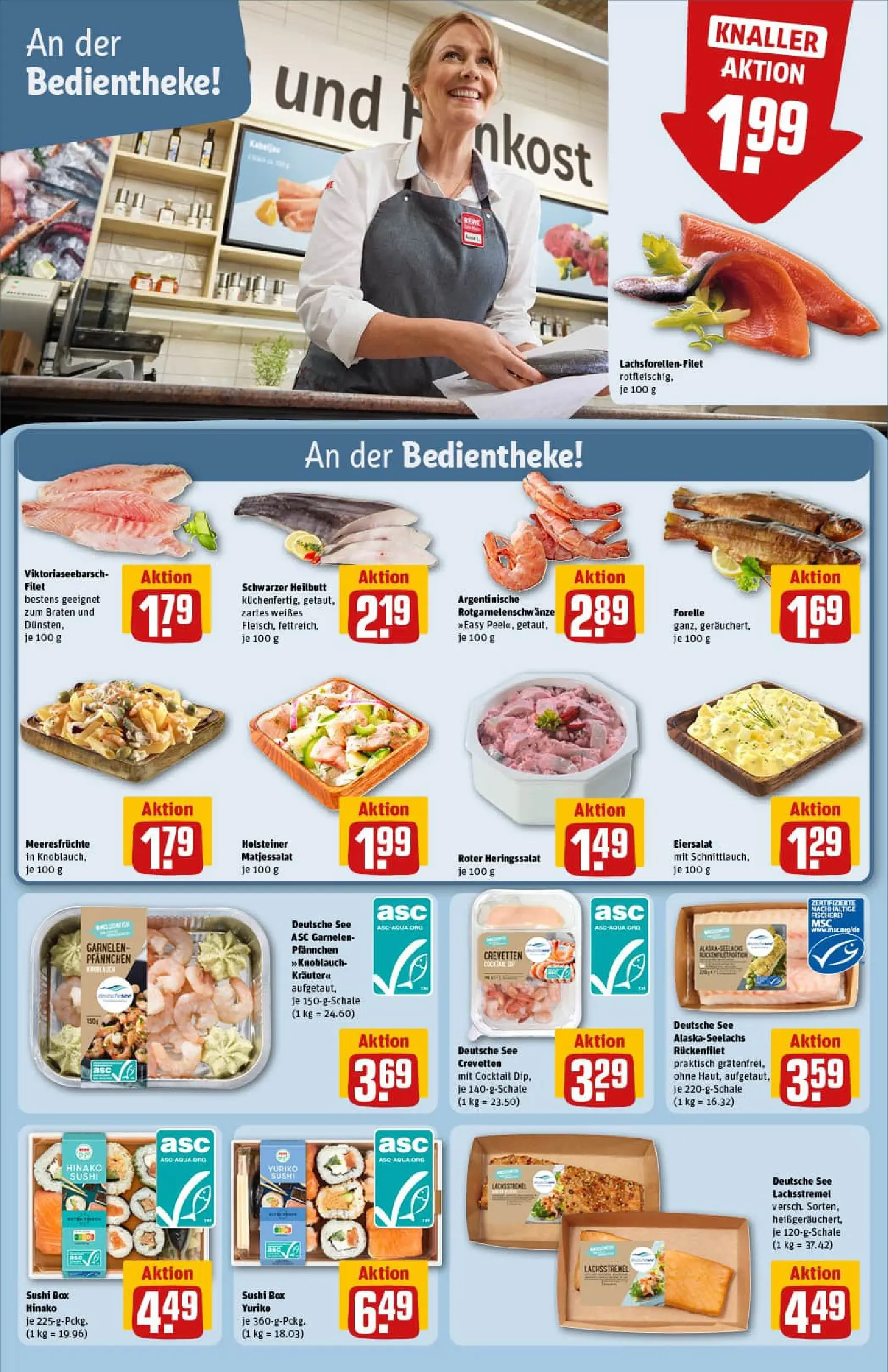 REWE Prospekt ab 04.01.2026 zum Blättern » Angebote | Seite: 12 | Produkte: Box, Garnelen, Meeresfrüchte, Knoblauch