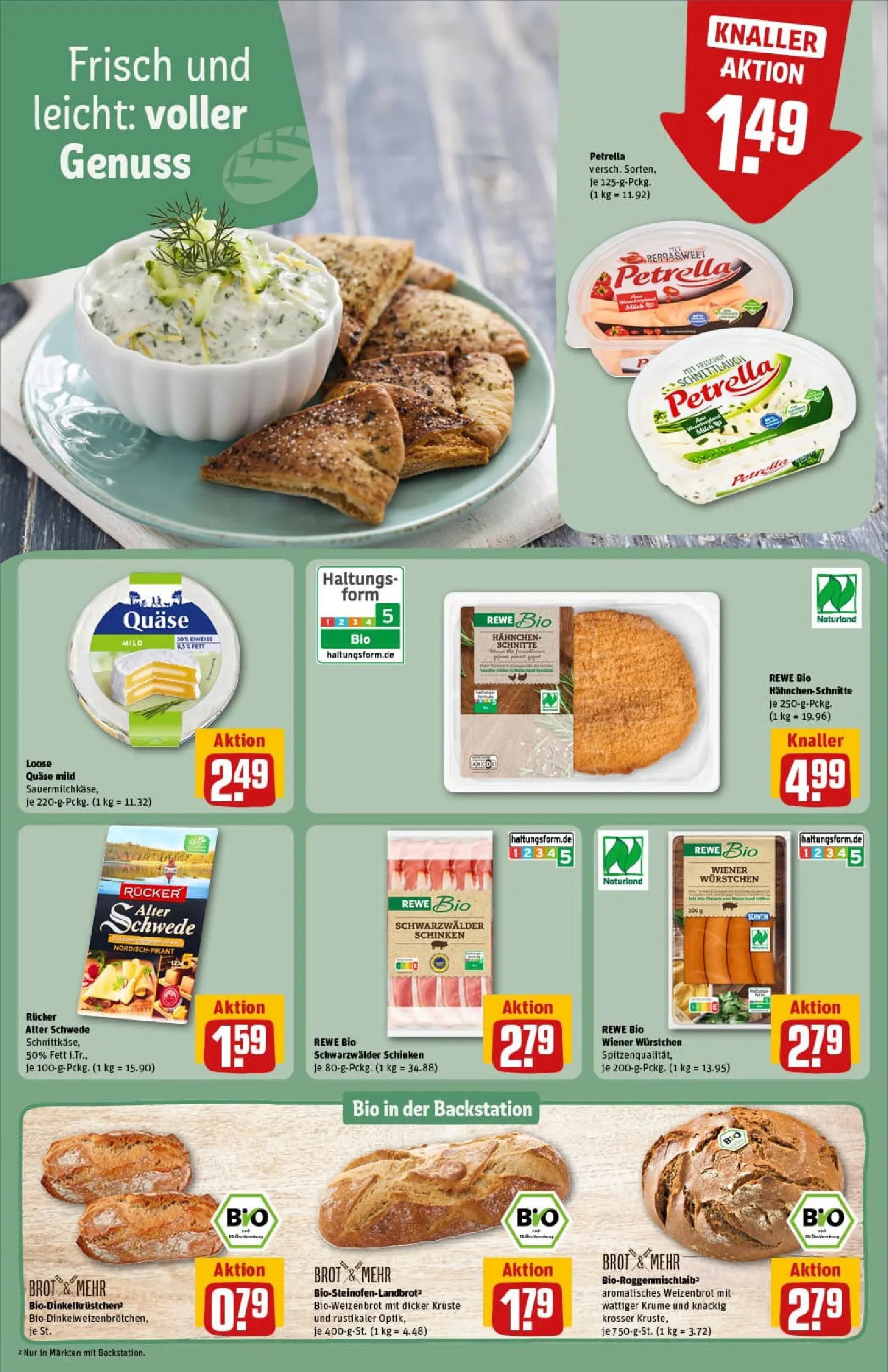 REWE Prospekt ab 04.01.2026 zum Blättern » Angebote | Seite: 17 | Produkte: Wiener wurstchen, Brot, Schinken
