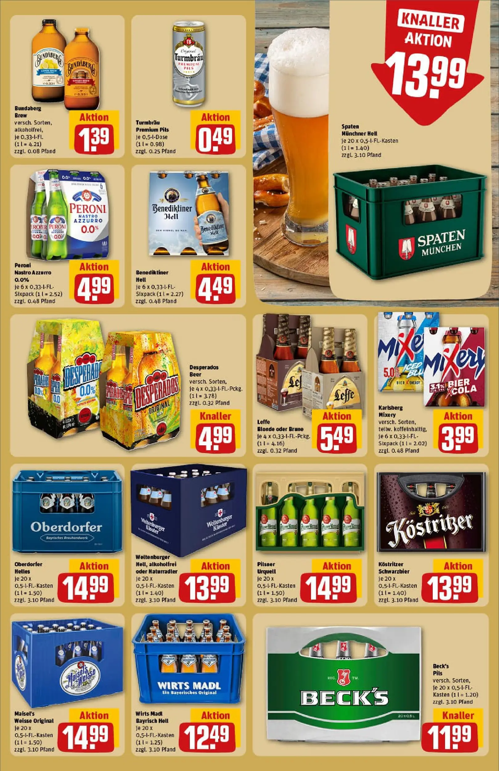 REWE Prospekt ab 04.01.2026 zum Blättern » Angebote | Seite: 19 | Produkte: Kostritzer, Pils, Desperados, Mixery