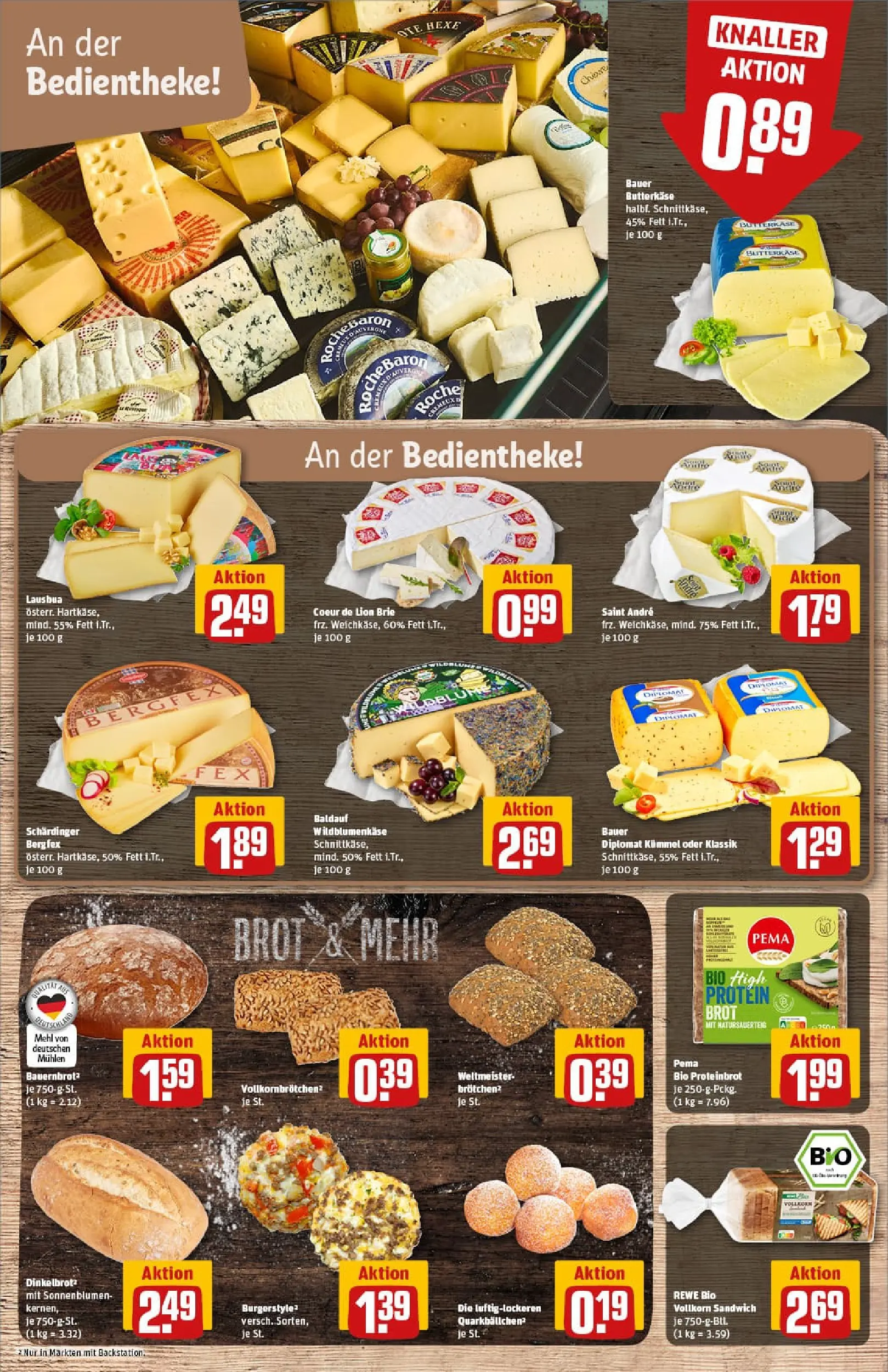 REWE Prospekt ab 04.01.2026 zum Blättern » Angebote | Seite: 11 | Produkte: Mehl, Brot