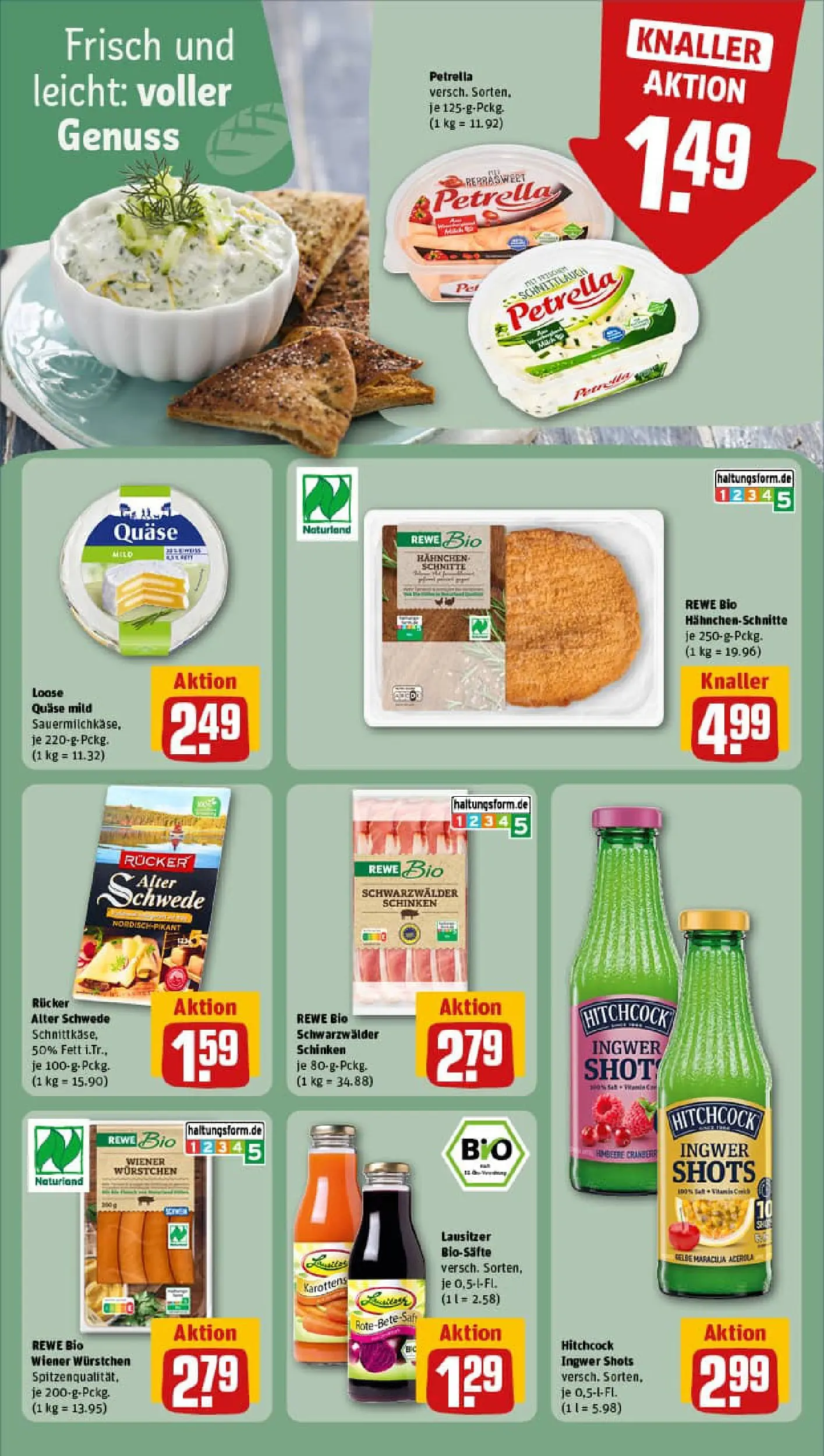 REWE Prospekt ab 04.01.2026 zum Blättern » Angebote | Seite: 21 | Produkte: Wiener wurstchen, Schinken