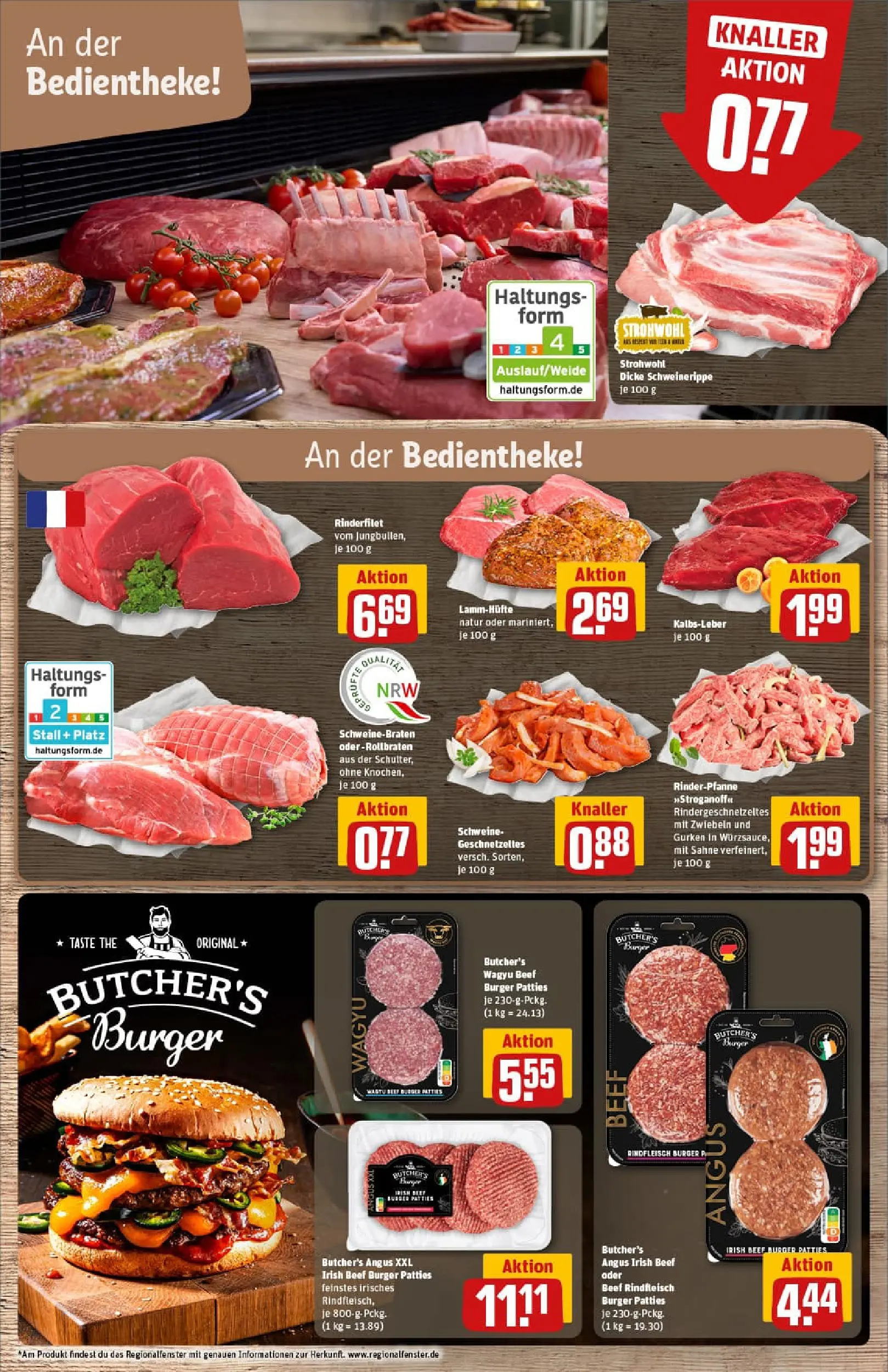 REWE Prospekt ab 04.01.2026 zum Blättern » Angebote | Seite: 8 | Produkte: Rinderfilet, Zwiebeln, Sahne, Gurken