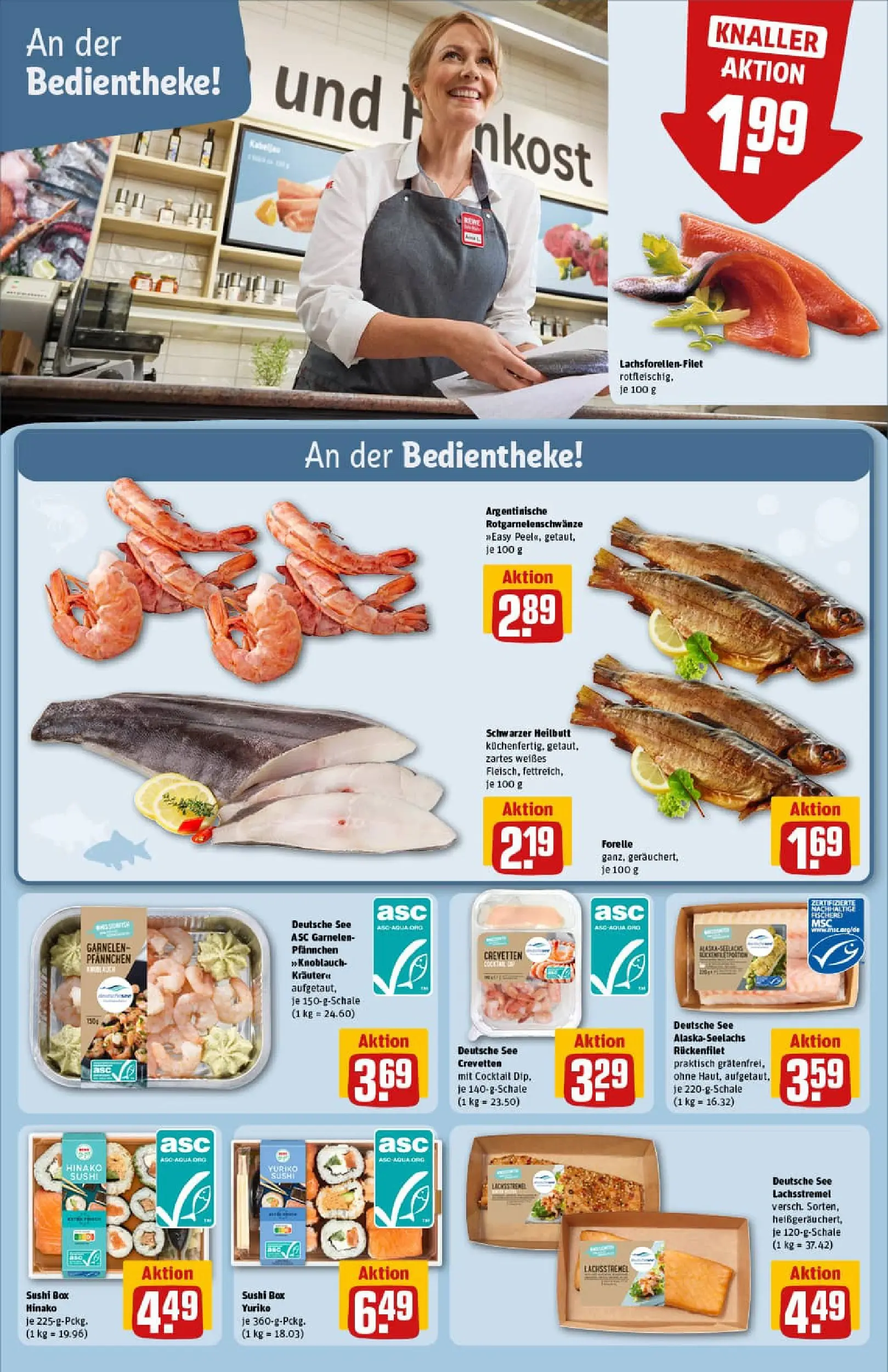 REWE Prospekt ab 04.01.2026 zum Blättern » Angebote | Seite: 14 | Produkte: Box, Garnelen