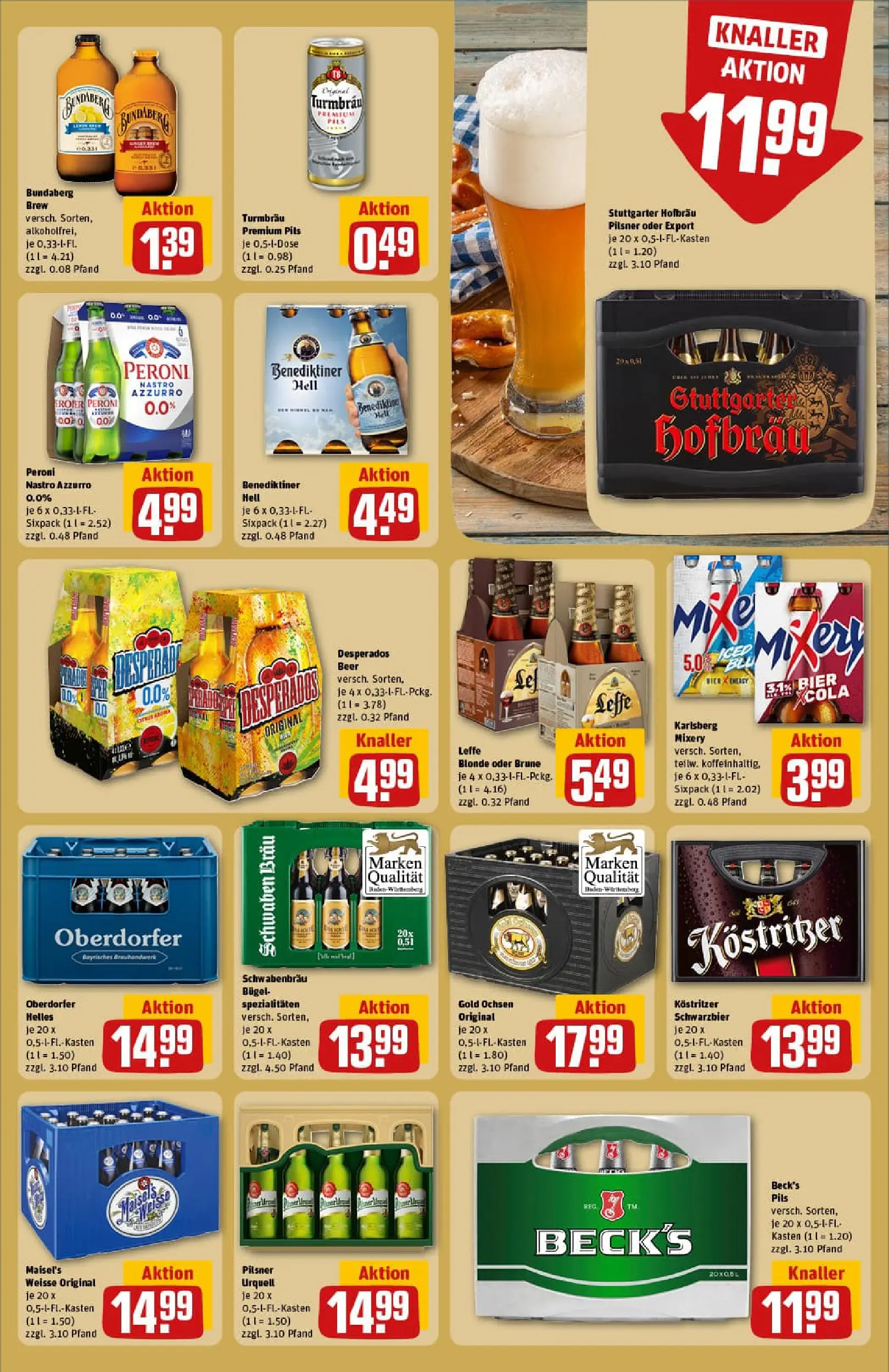 REWE Prospekt ab 04.01.2026 zum Blättern » Angebote | Seite: 17 | Produkte: Kostritzer, Pils, Benediktiner hell, Mixery