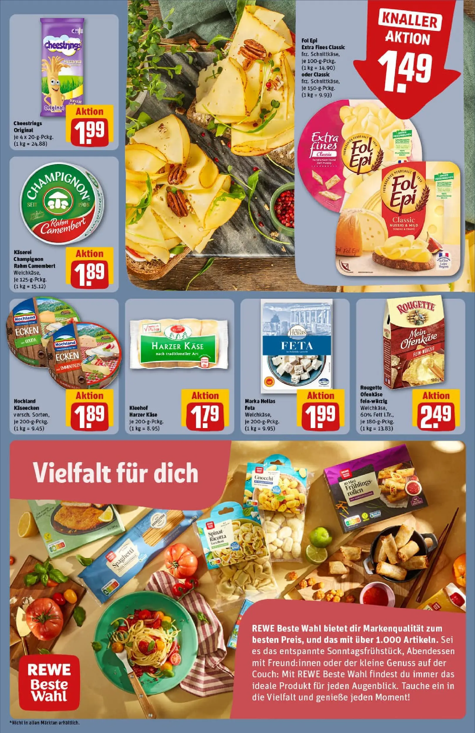 REWE Prospekt ab 04.01.2026 zum Blättern » Angebote | Seite: 13 | Produkte: Ofen, Öl, Couch, Rougette ofenkase