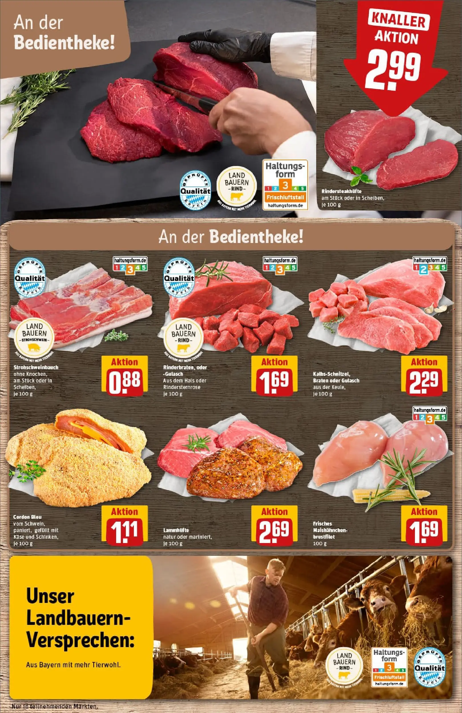 REWE Prospekt ab 04.01.2026 zum Blättern » Angebote | Seite: 10 | Produkte: Käse, Gulasch
