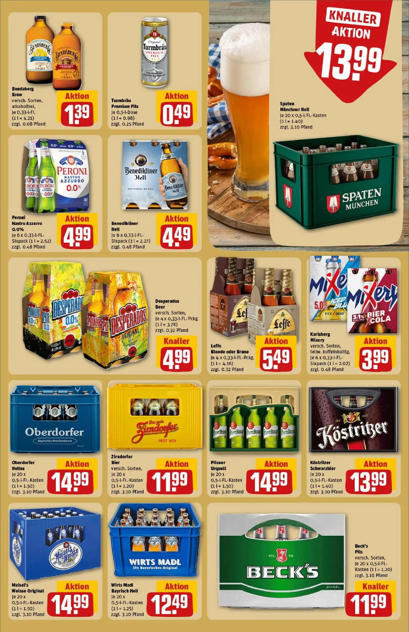 REWE Prospekt ab 04.01.2026 zum Blättern » Angebote | Seite: 19 | Produkte: Kostritzer, Pilsner urquell, Desperados, Mixery