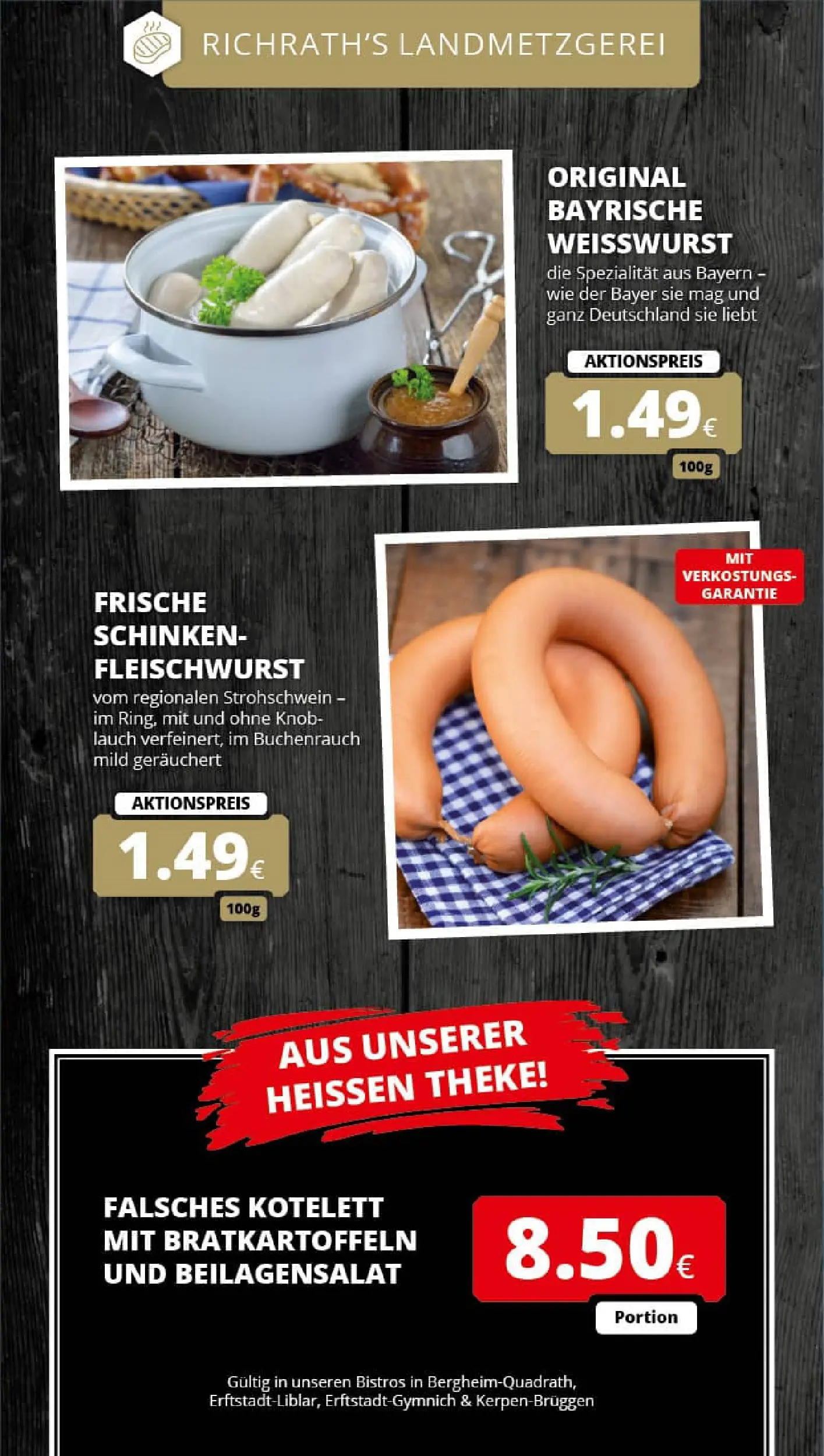 REWE Prospekt ab 04.01.2026 zum Blättern » Angebote | Seite: 13 | Produkte: Theke, Weißwurst, Knoblauch, Schinken