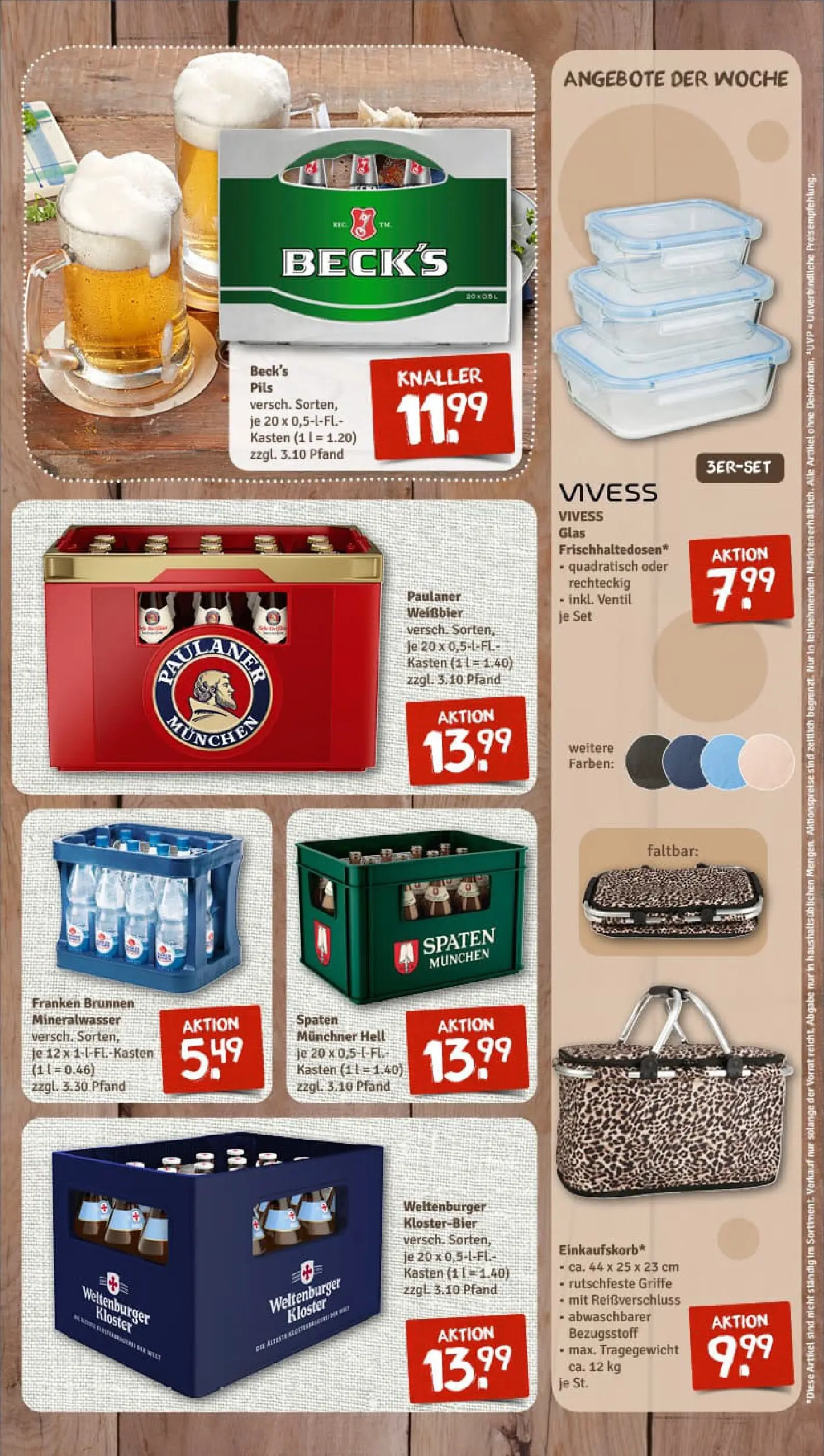 REWE Prospekt ab 04.01.2026 zum Blättern » Angebote | Seite: 7 | Produkte: Weißbier, Pils, Mineralwasser, Paulaner