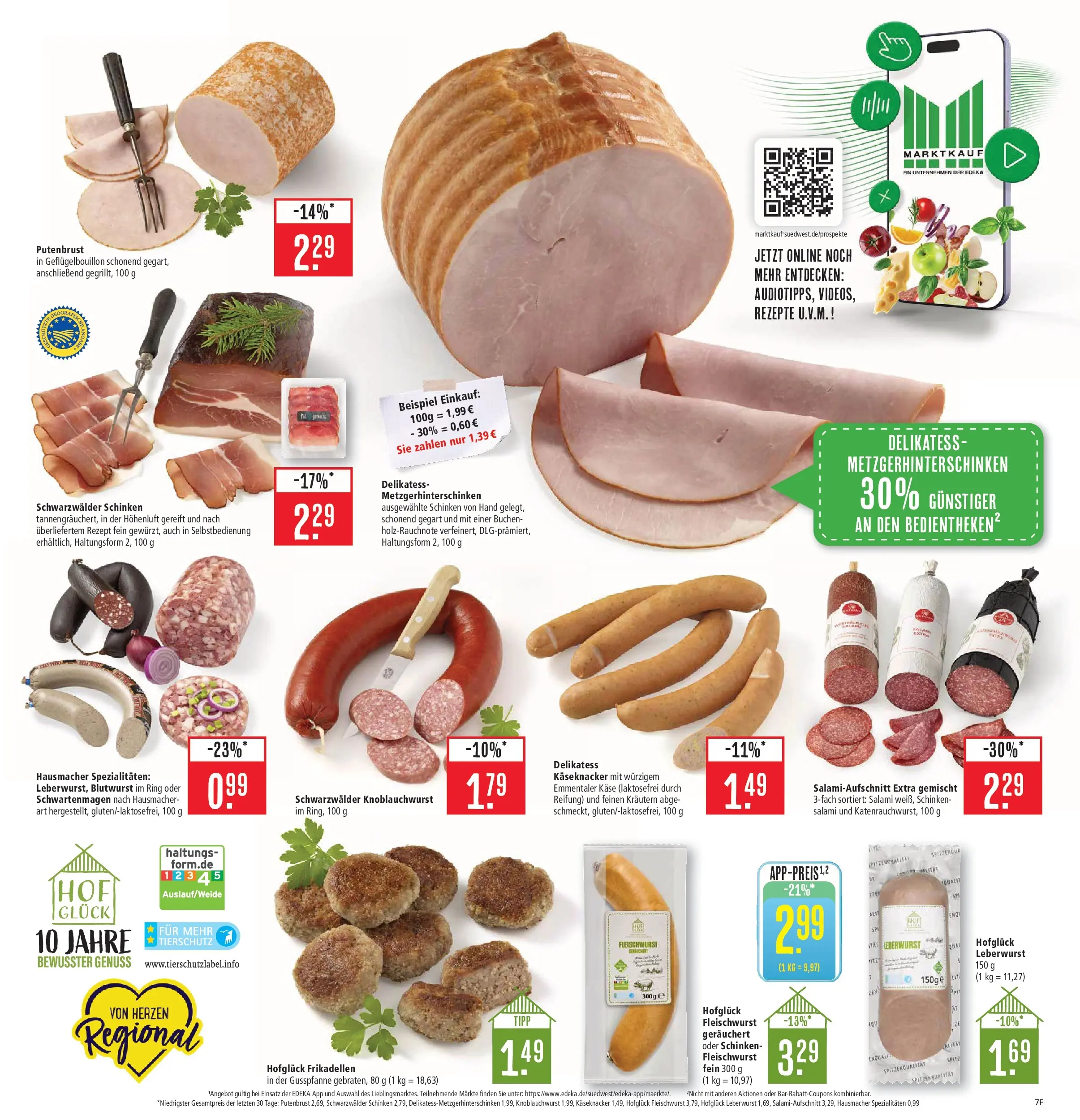 Marktkauf - Marktkauf: Wochenangebote (ab 05.01.2026) » Angebote online | Seite: 7 | Produkte: Käse, Salami, Schinken